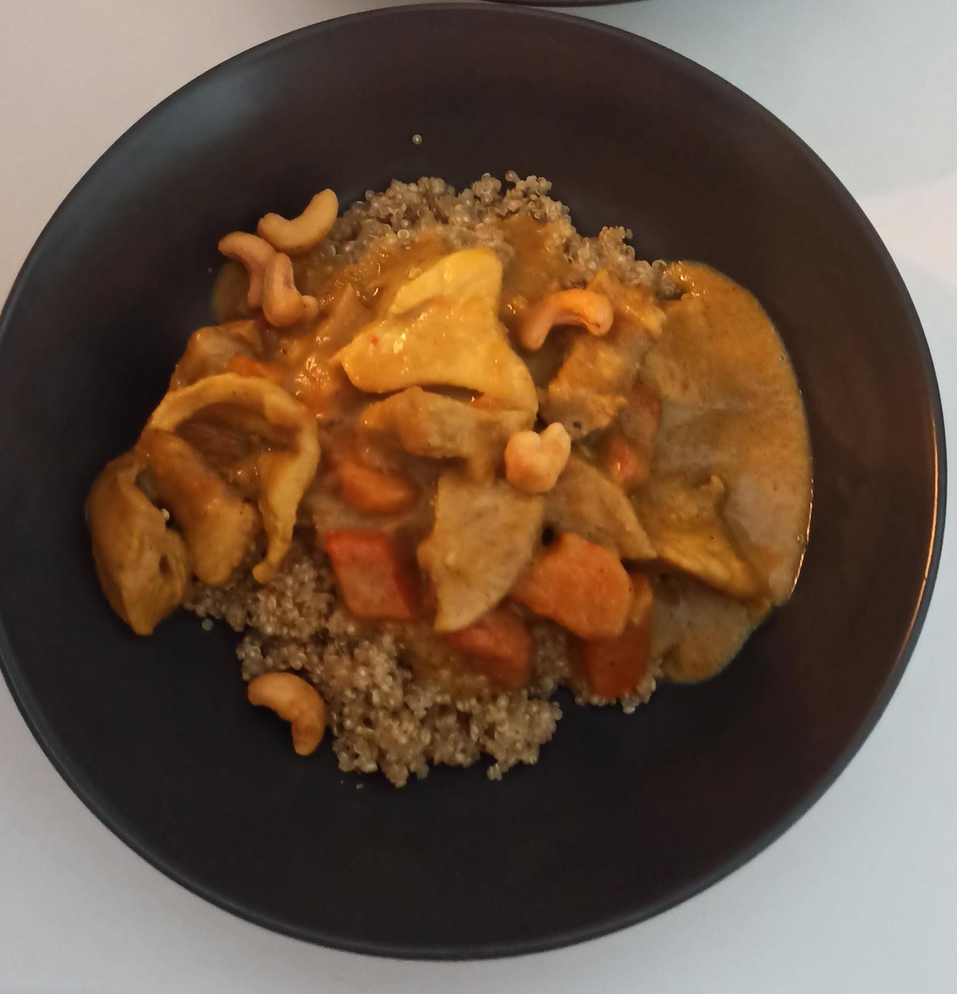 Poulet patate douce poivron curry - Recette Companion XL | Moulinex