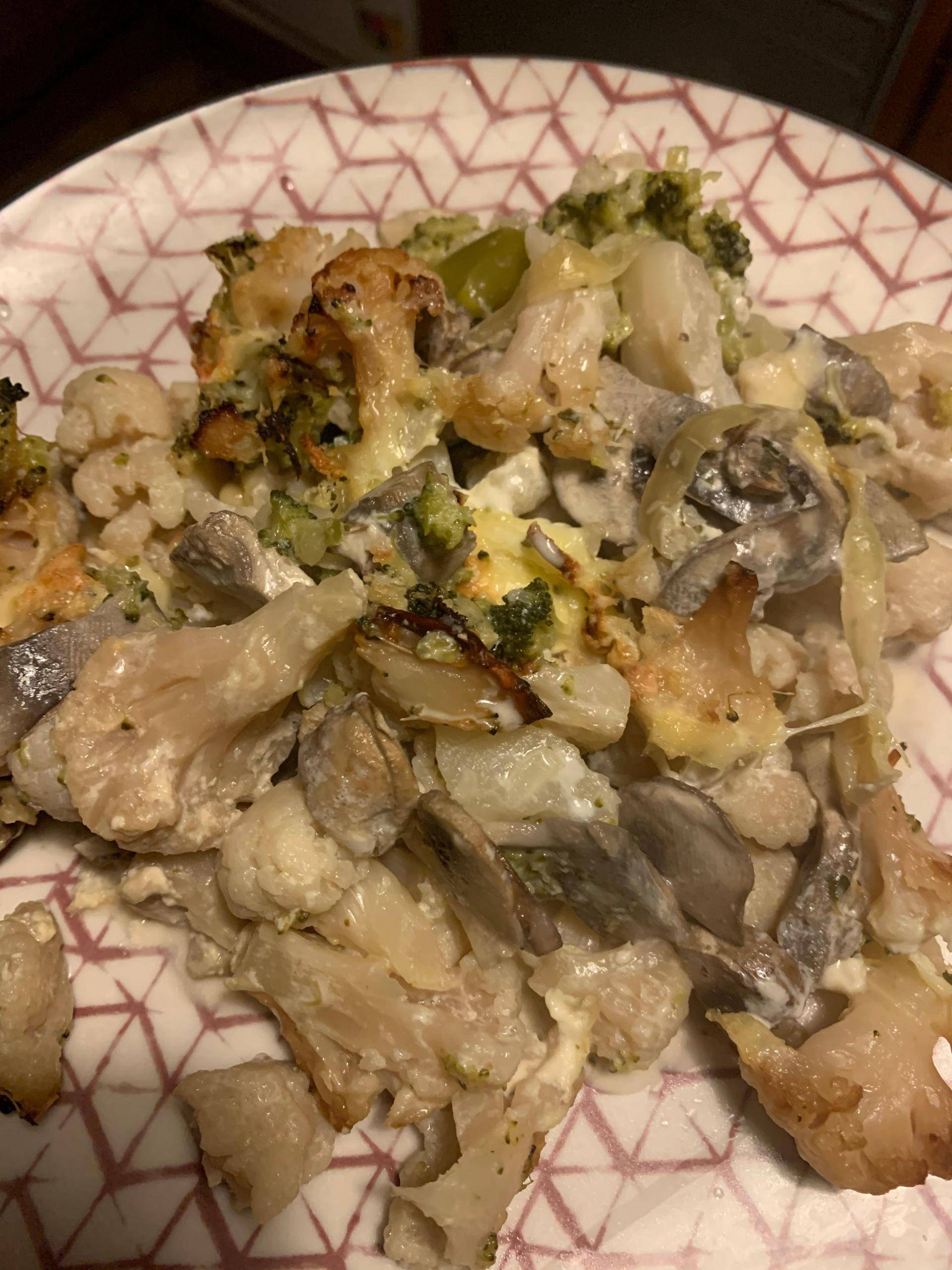 Gratin de légumes (brocolis, chou fleur, champignons) - Recette Cookeo V3 | Moulinex
