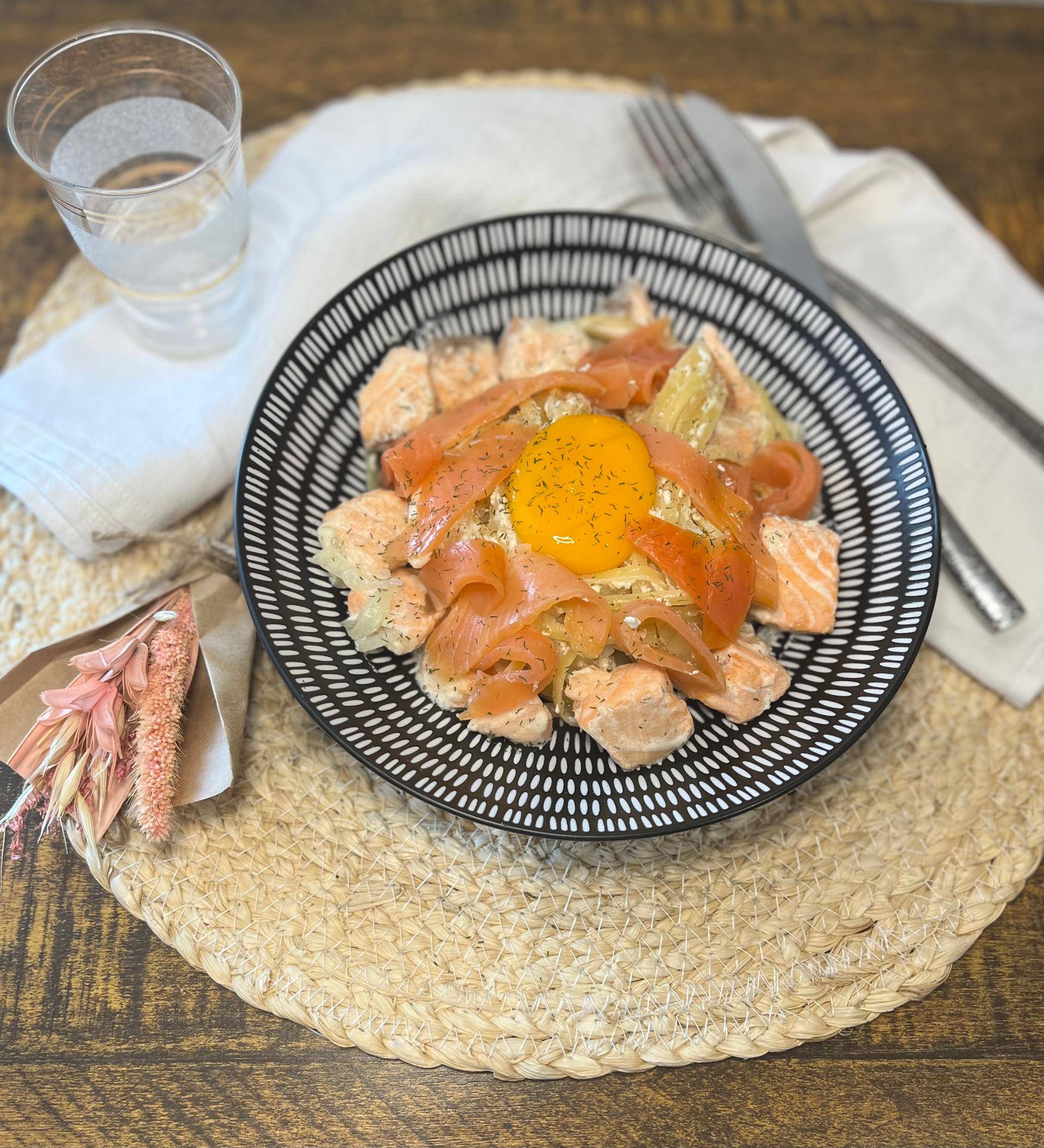 Linguine aux deux saumon - Recette Companion XL | Moulinex