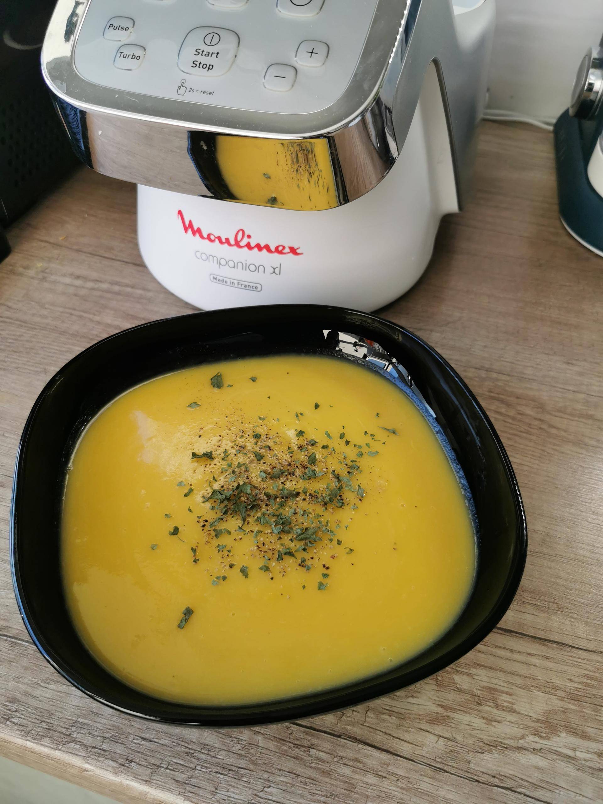 Soupe butternut et lait de coco - Recette Companion XL | Moulinex