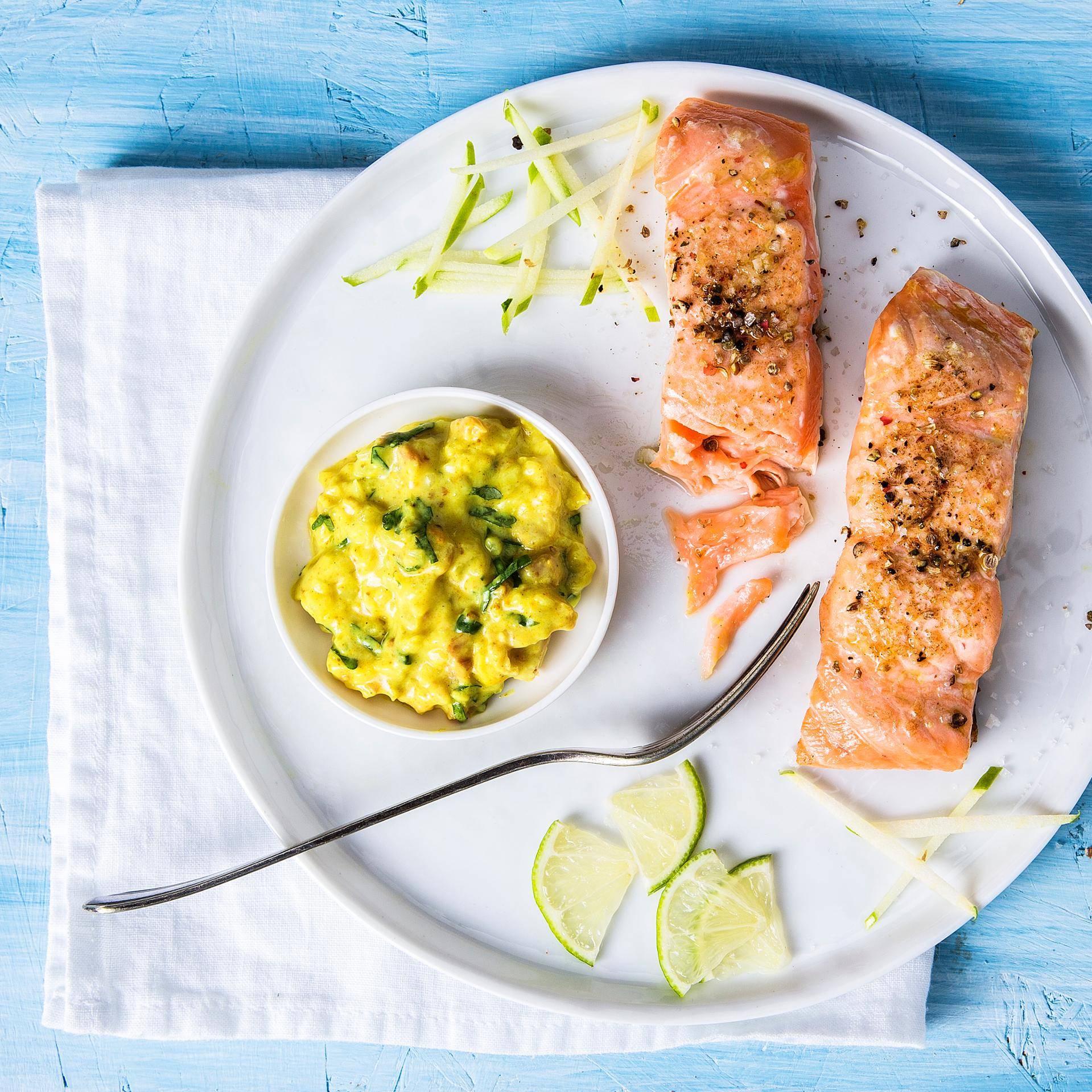 Sauce curry lardons - Recette Companion | Moulinex