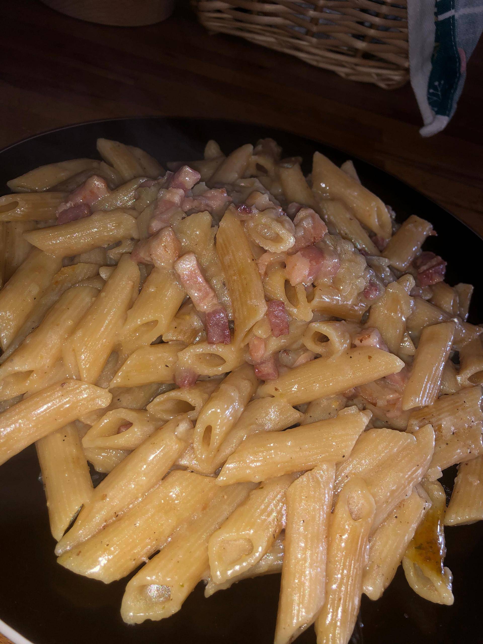 Pâtes carbonata revisités - Recette Cookeo | Moulinex