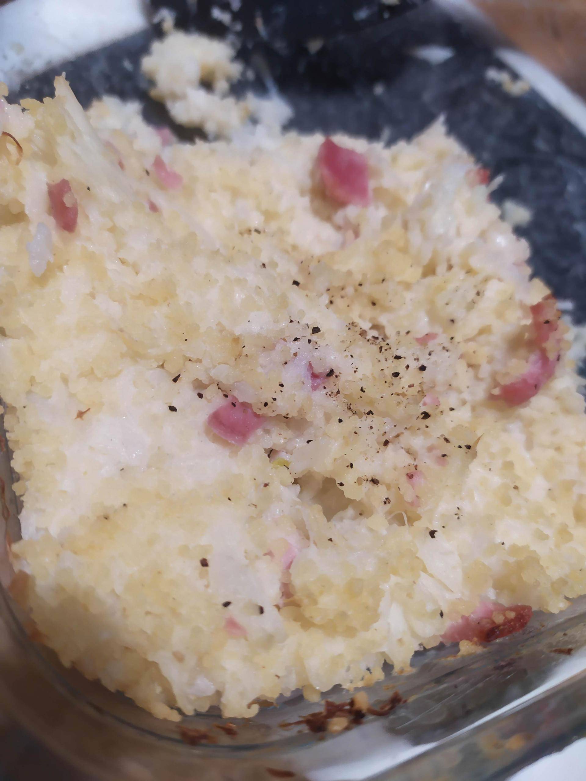 Purée de chou-fleur à la semoule et jambon - Recette Cookeo | Moulinex