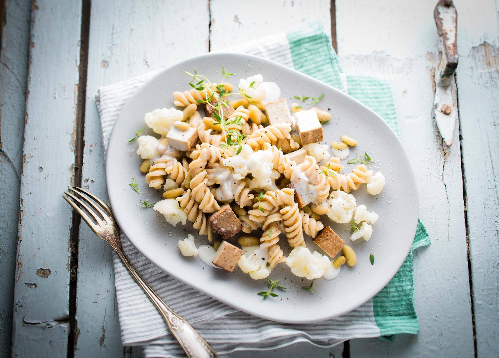 Eenpanspasta gerookte tofu - Recette Cookeo | Moulinex