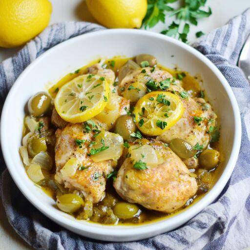 Kip met citroen en olijven - Recette Cookeo | Moulinex