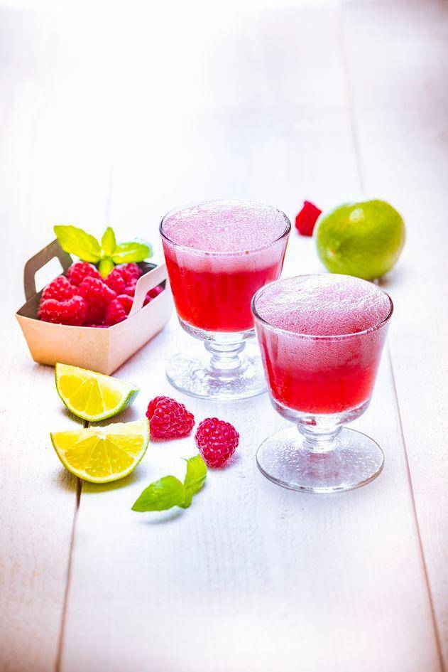 Cocktail framboises et limonade - Recette Perfectmix + | Moulinex
