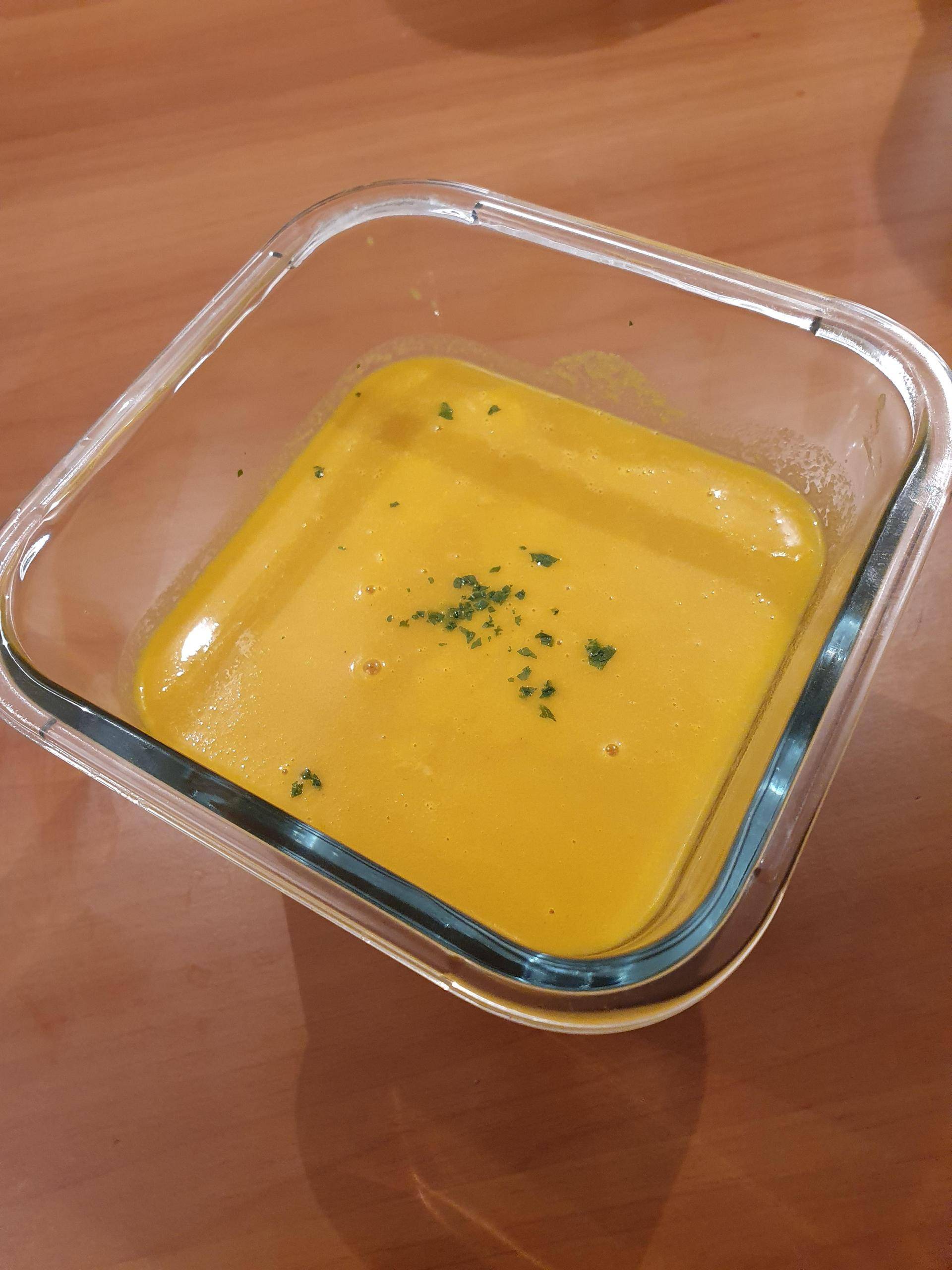 Soupe carotte pomme coco curry - Recette Companion Connect XL | Moulinex