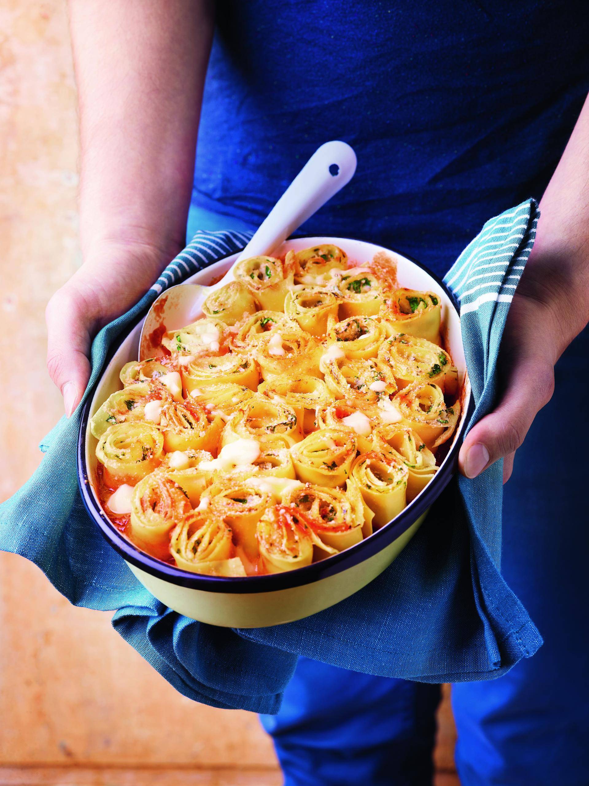 Lasagne rolls aux épinards et fromage - Recette Cuiseur vapeur | Moulinex