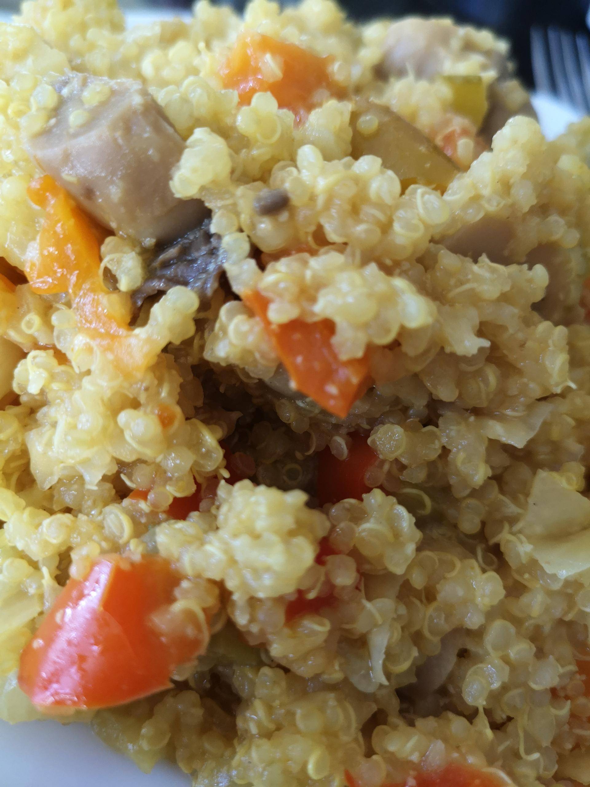 Risotto de Quinoa aux légumes et curry - Recette Cookeo | Moulinex