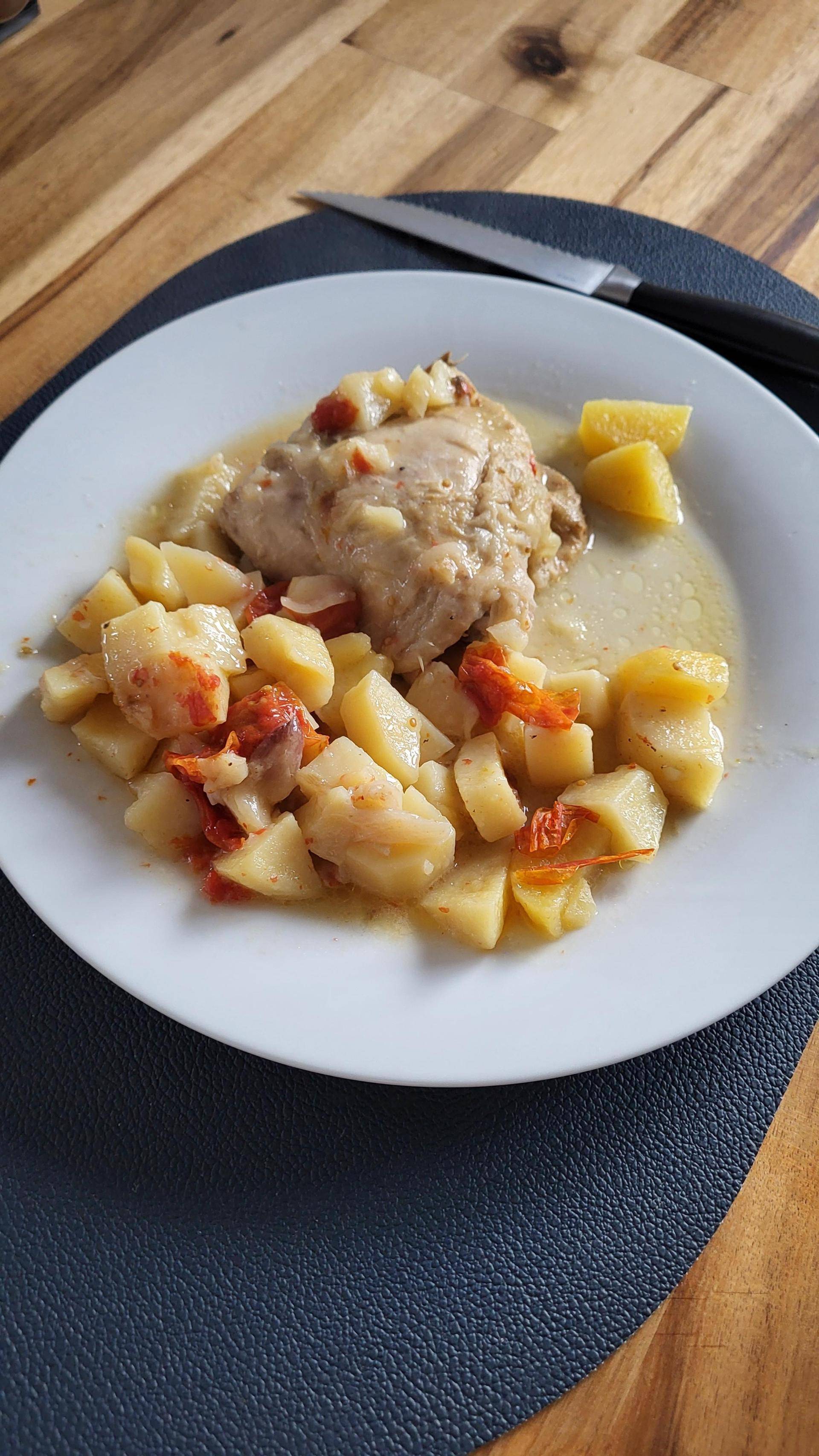 Haut de cuisse de poulet au roquefort - Recette Cookeo V3 | Moulinex