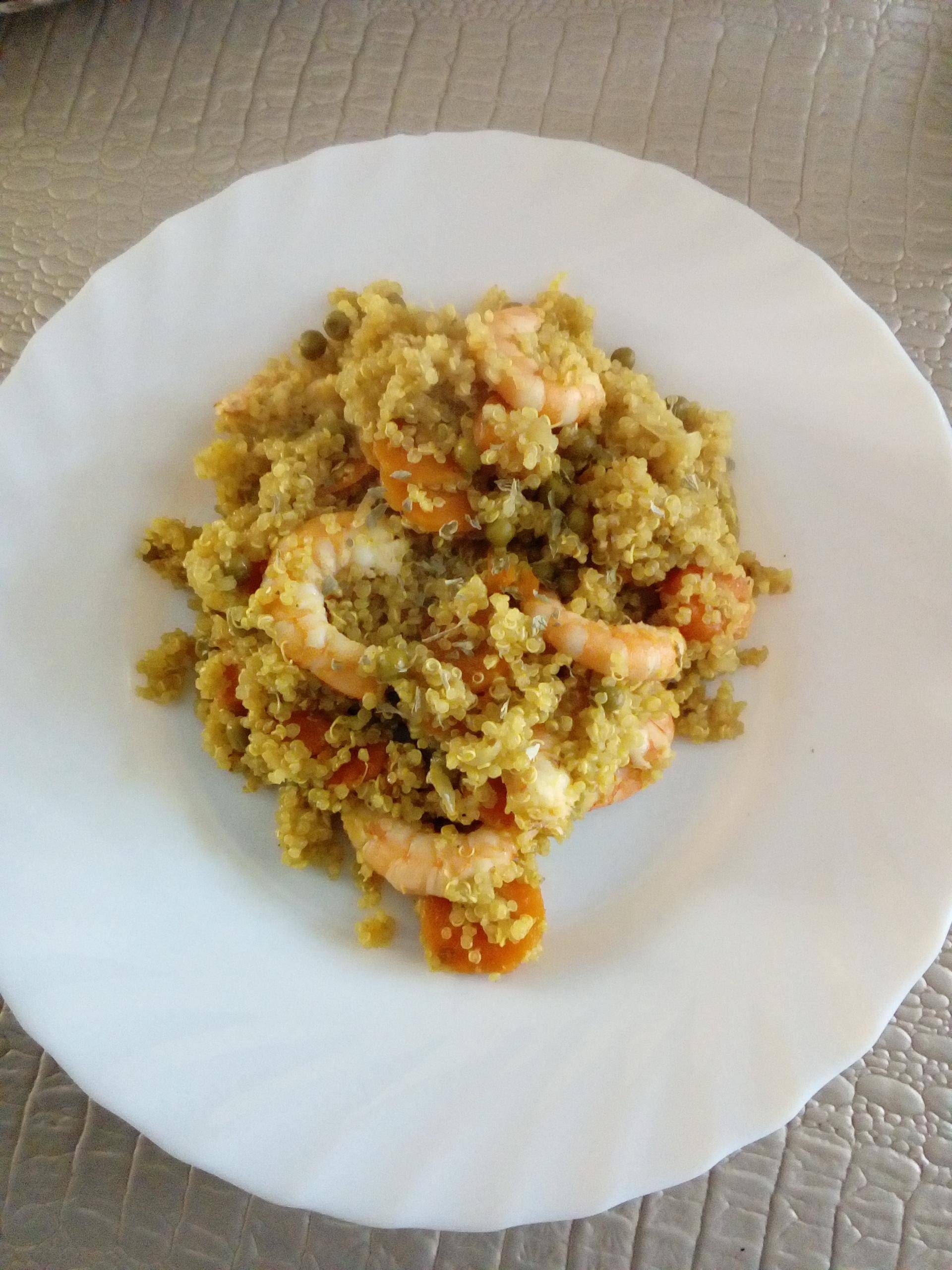 One pot quinoa aux crevettes et aux épices - Recette Cookeo | Moulinex