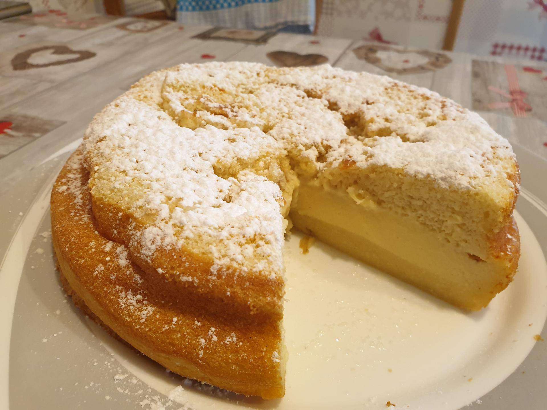 Gâteau magique a la vanille - Recette Companion Connect XL | Moulinex