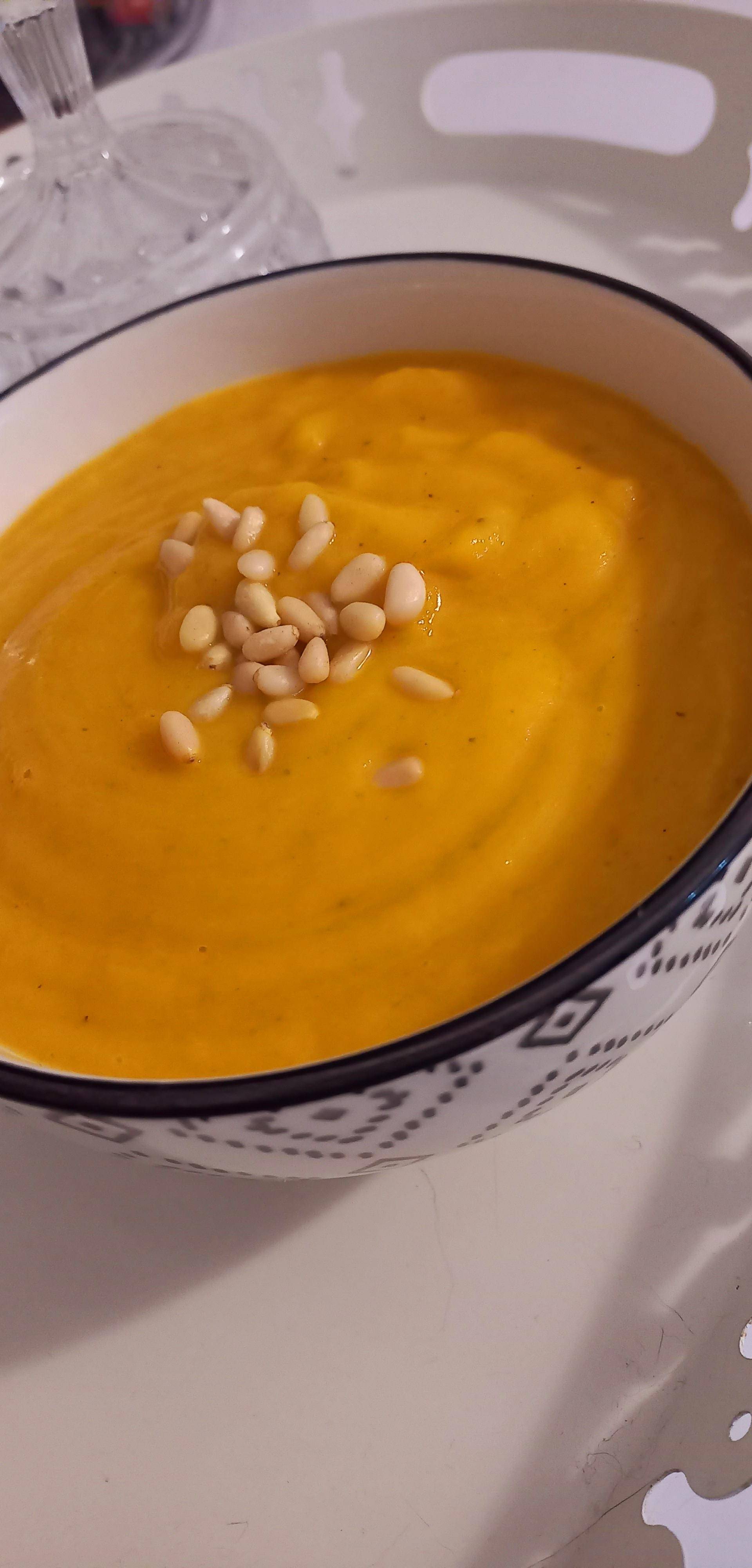 Potage carottes patates douces au mascarpone - Recette Companion Connect XL | Moulinex