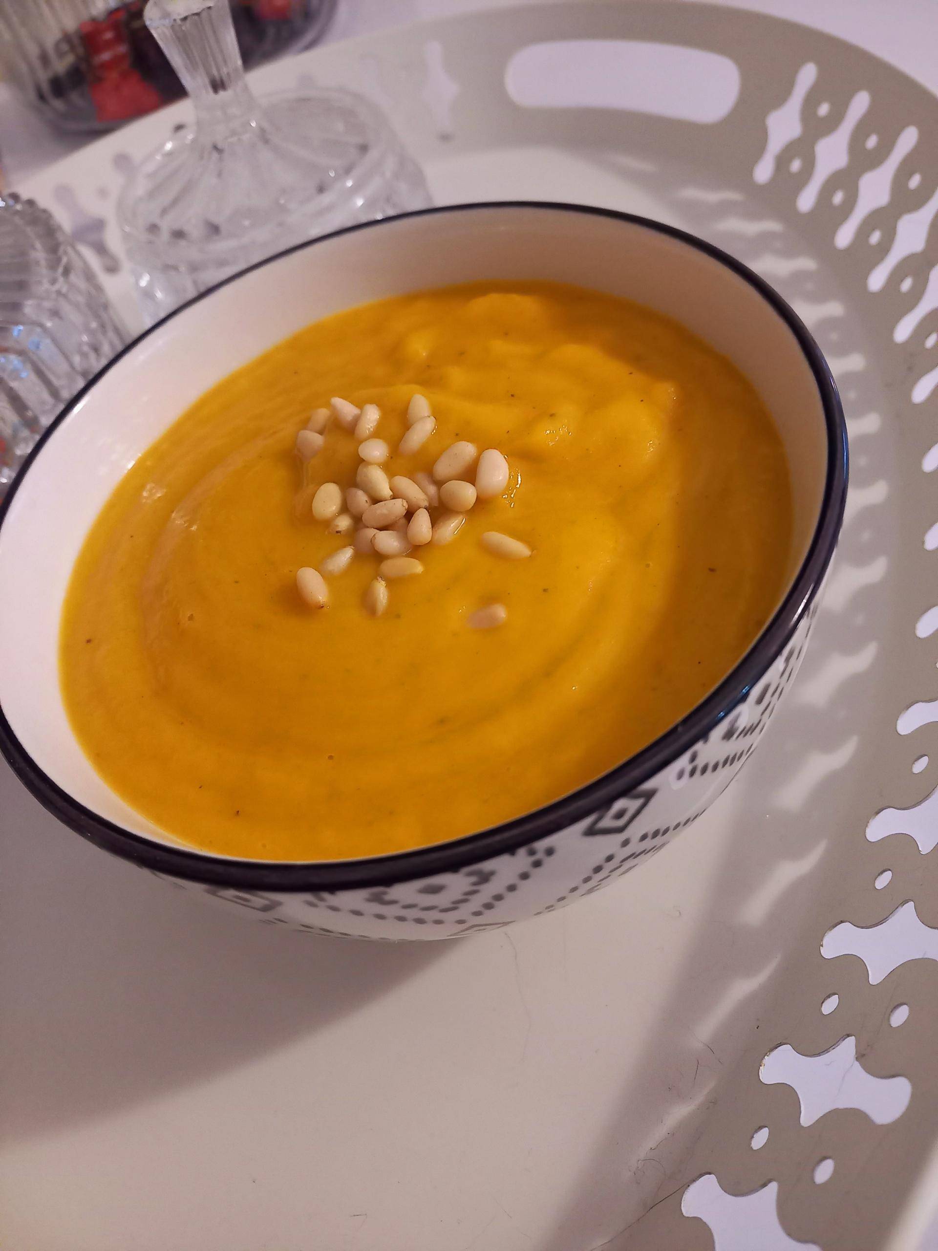 Potage carottes patates douces au mascarpone - Recette Companion Connect XL | Moulinex