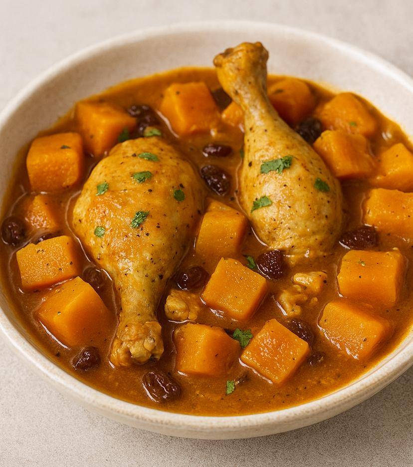 Tajine de poulet à la citrouille - Recette Cookeo | Moulinex