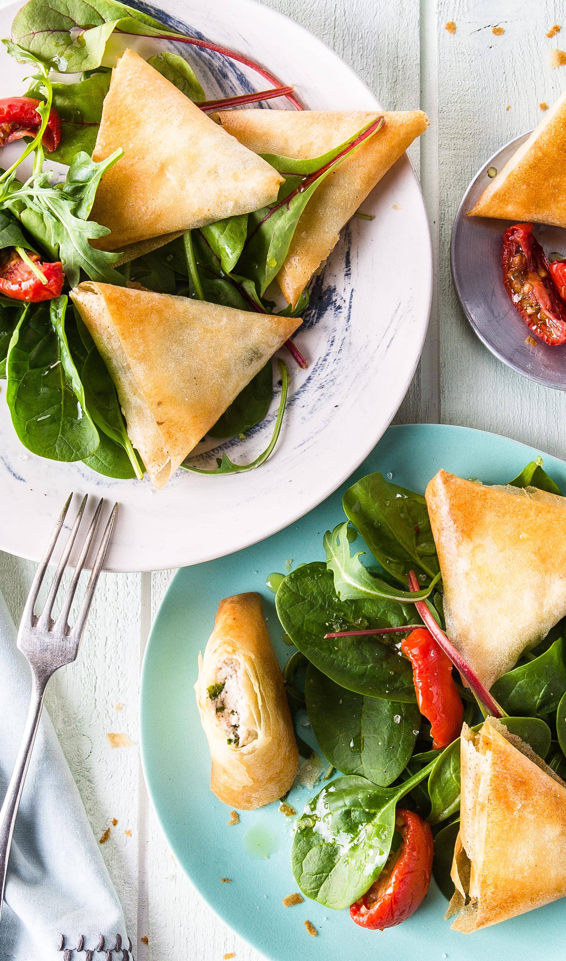 Samossas à la mozzarella et aux tomates séchées - Recette Cookeo Infinity 17in1 | Moulinex