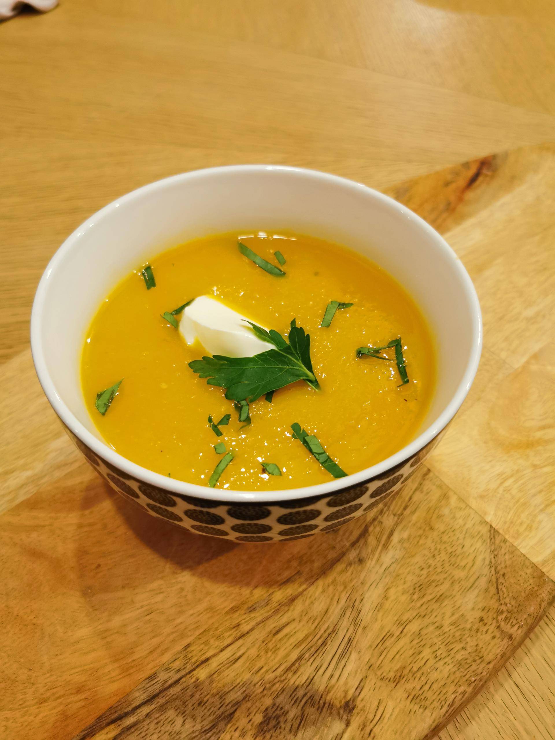 Potage de butternut - Recette Companion Connect XL | Moulinex