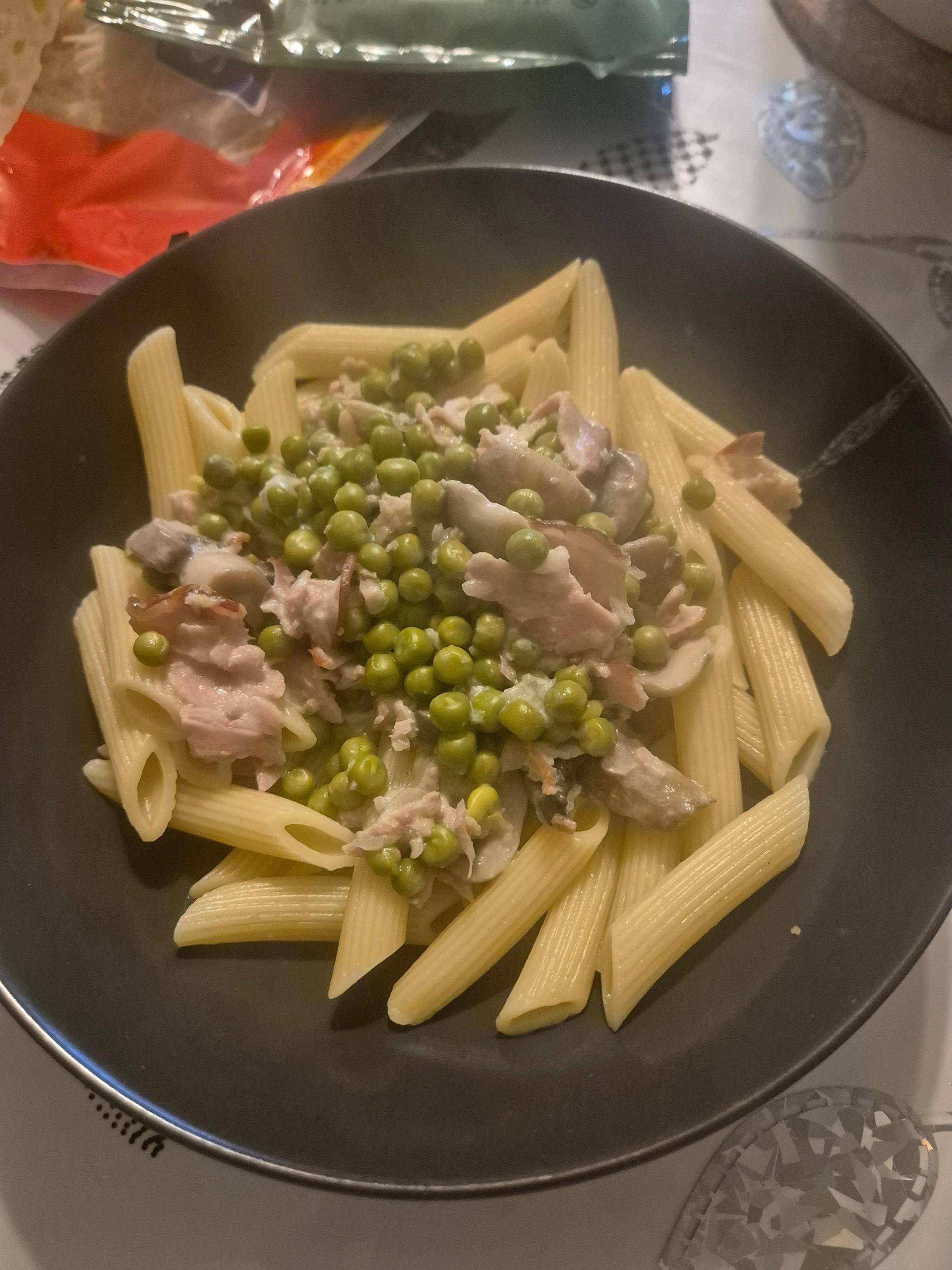 Pâtes aux légumes et bacon - Recette Companion Connect XL | Moulinex
