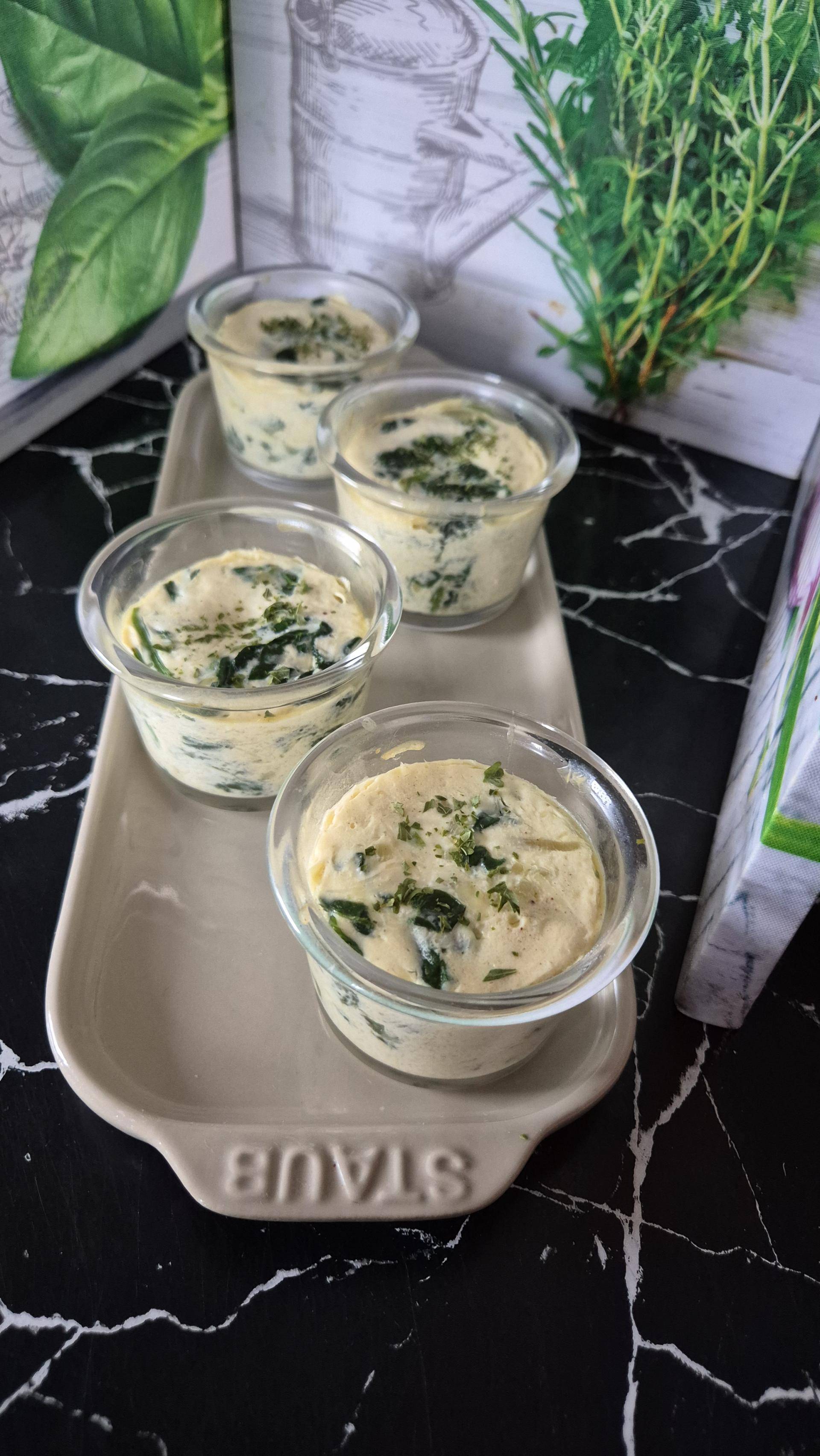 Verrines épinards et fromage au Cookeo infinity - Recette Cookeo Infinity Autostir | Moulinex