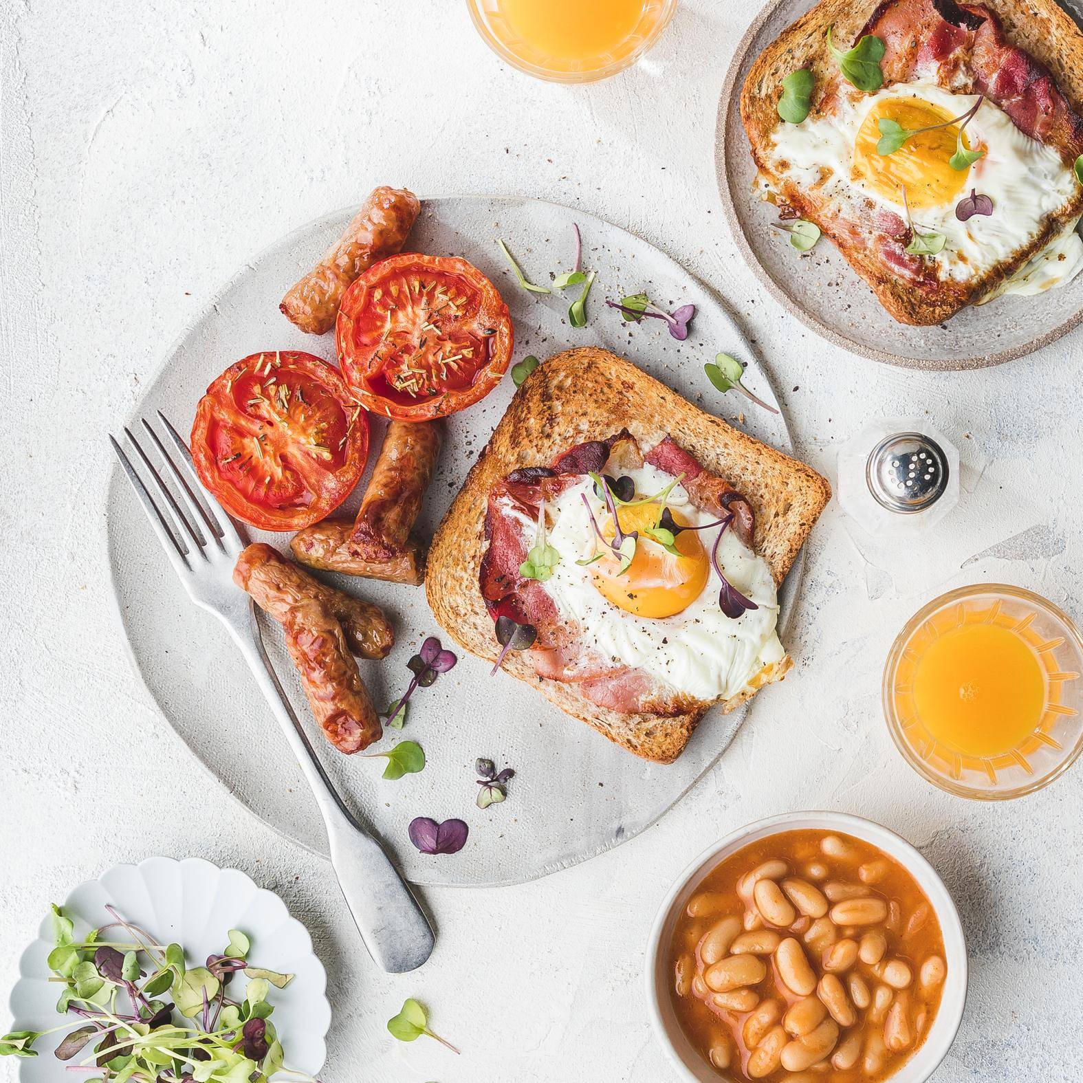 Uitgebreid Engels ontbijt - Recette DUAL EASY FRY XXL | Moulinex