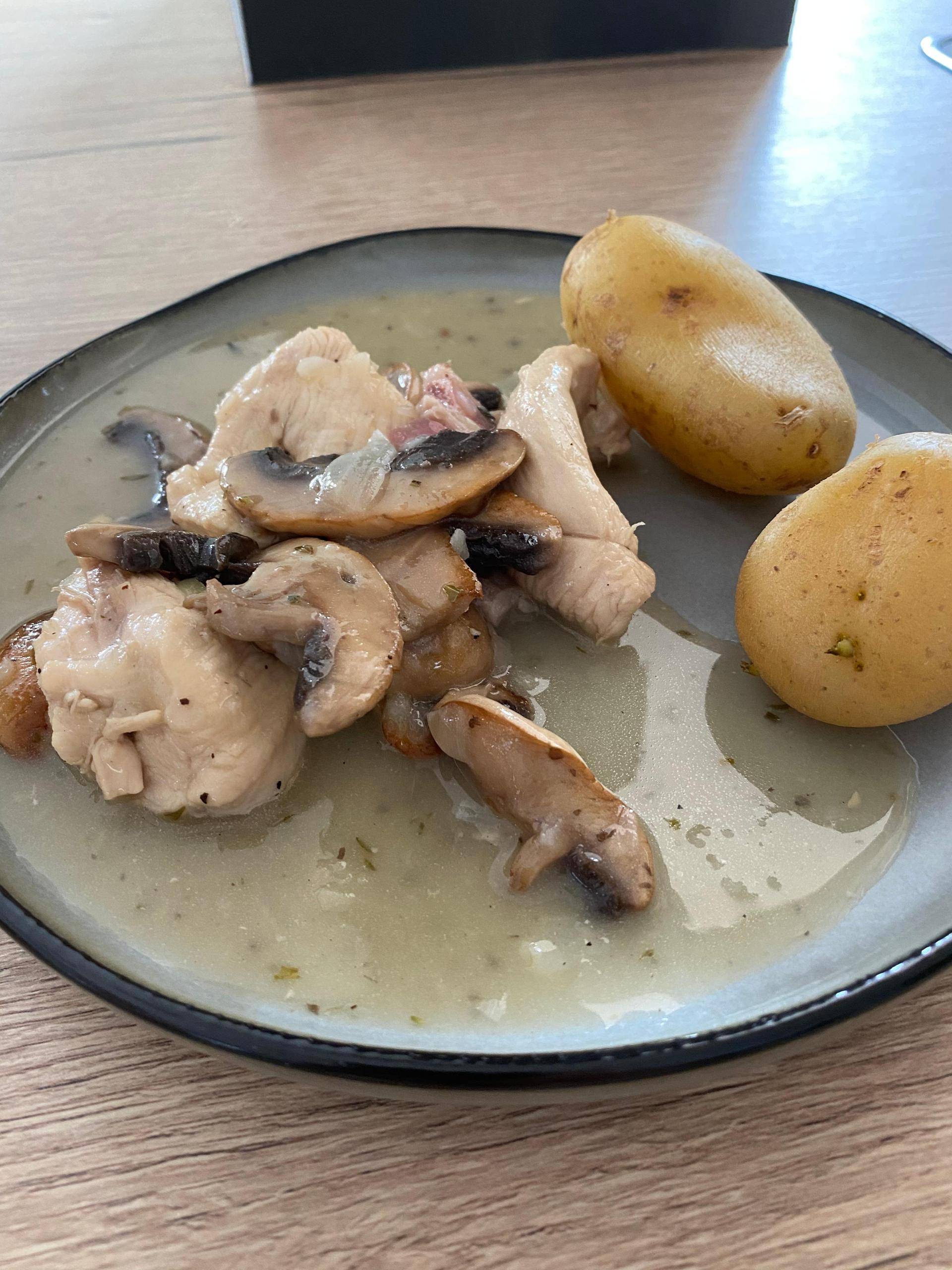 Poulet en gibelotte - Recette Companion Connect | Moulinex