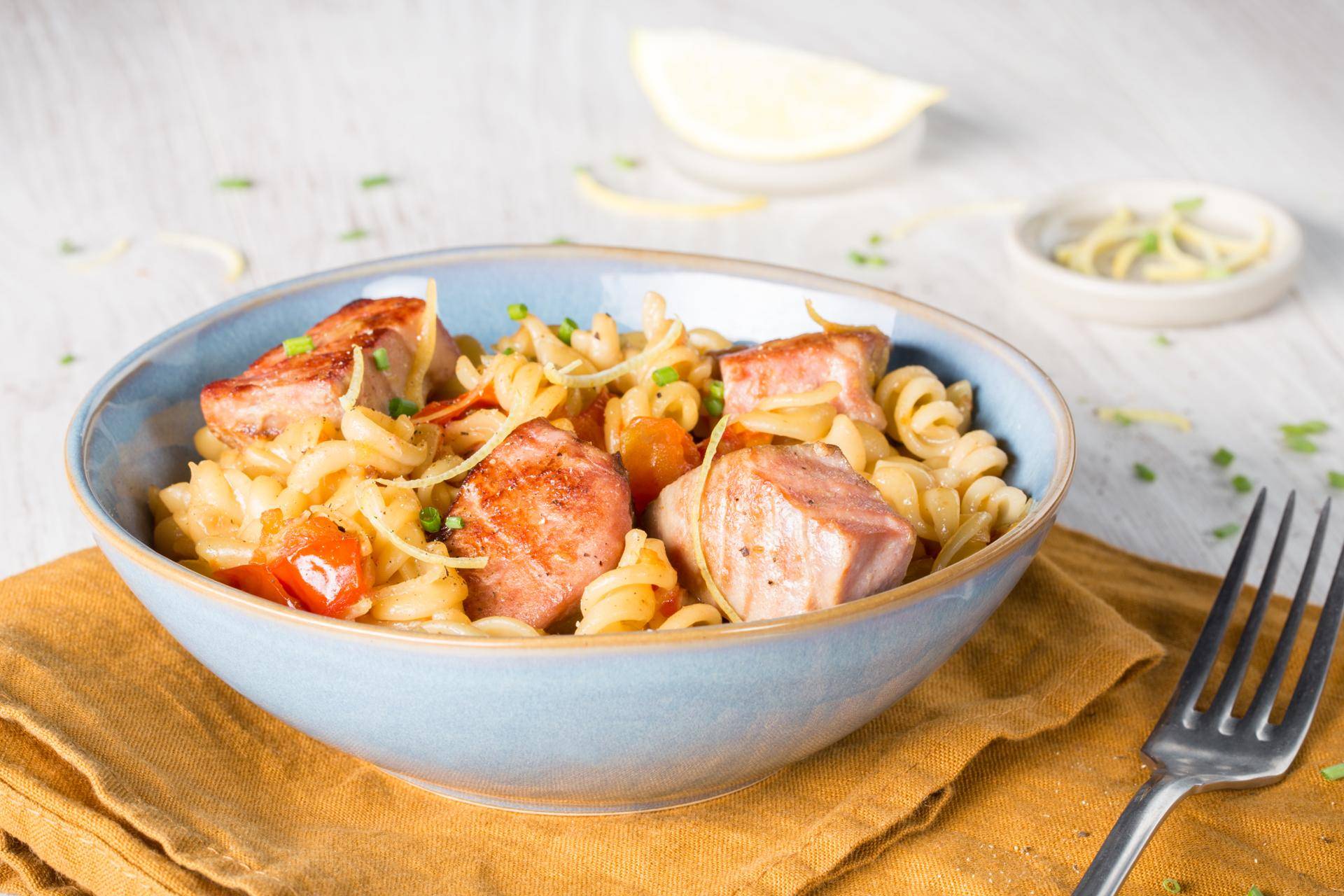 One pot pasta thon et citron - Recette Cookeo | Moulinex