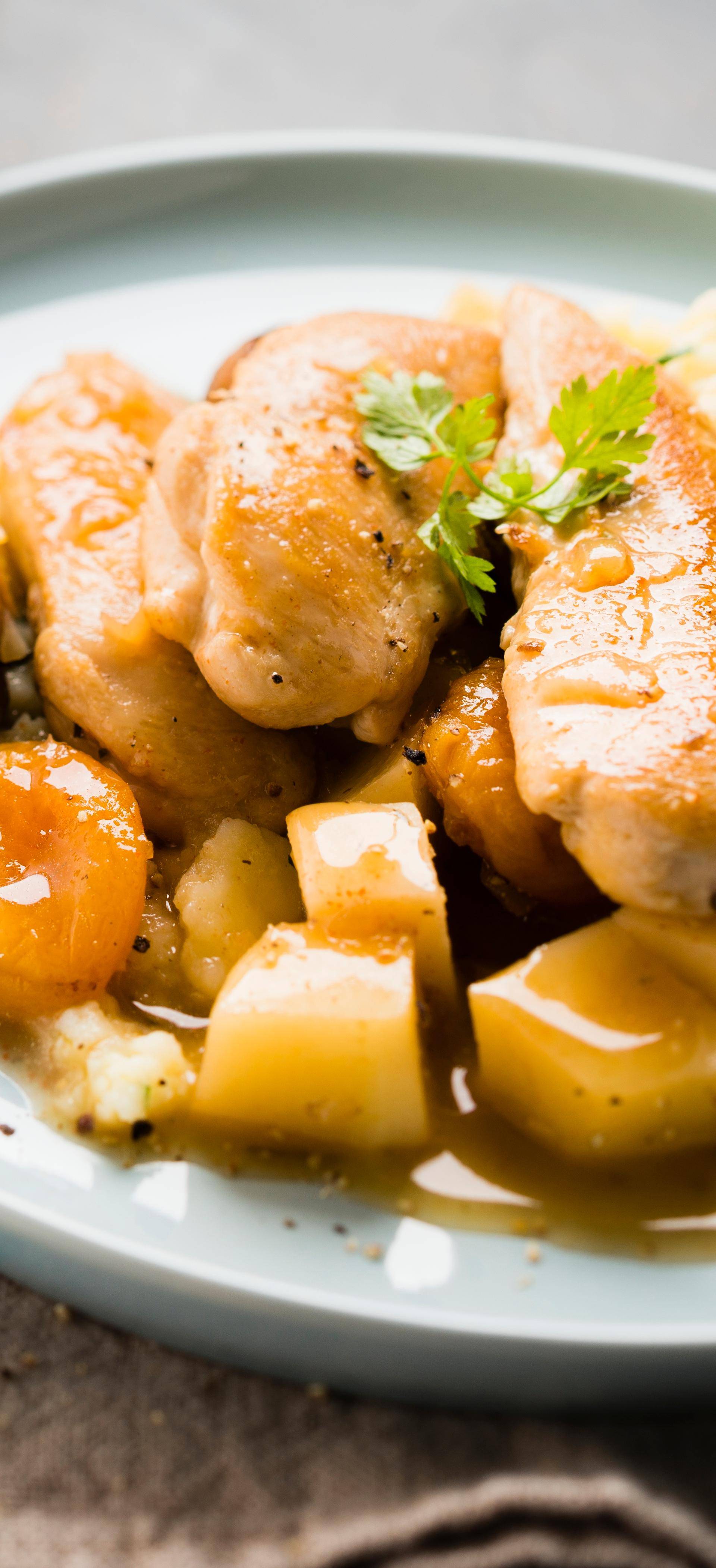 Poulet aux abricots - Recette Cookeo | Moulinex