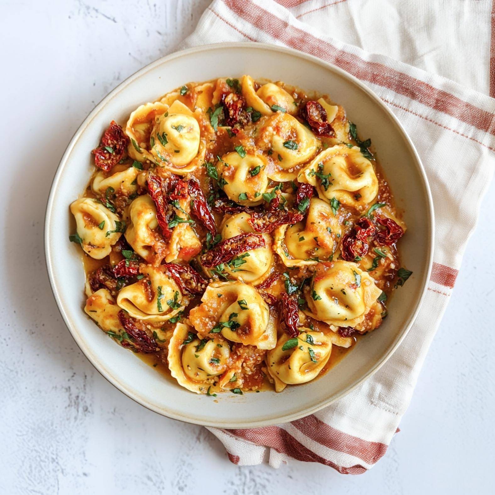 Tortellini met spinazie en ricotta - Recette Cookeo | Moulinex