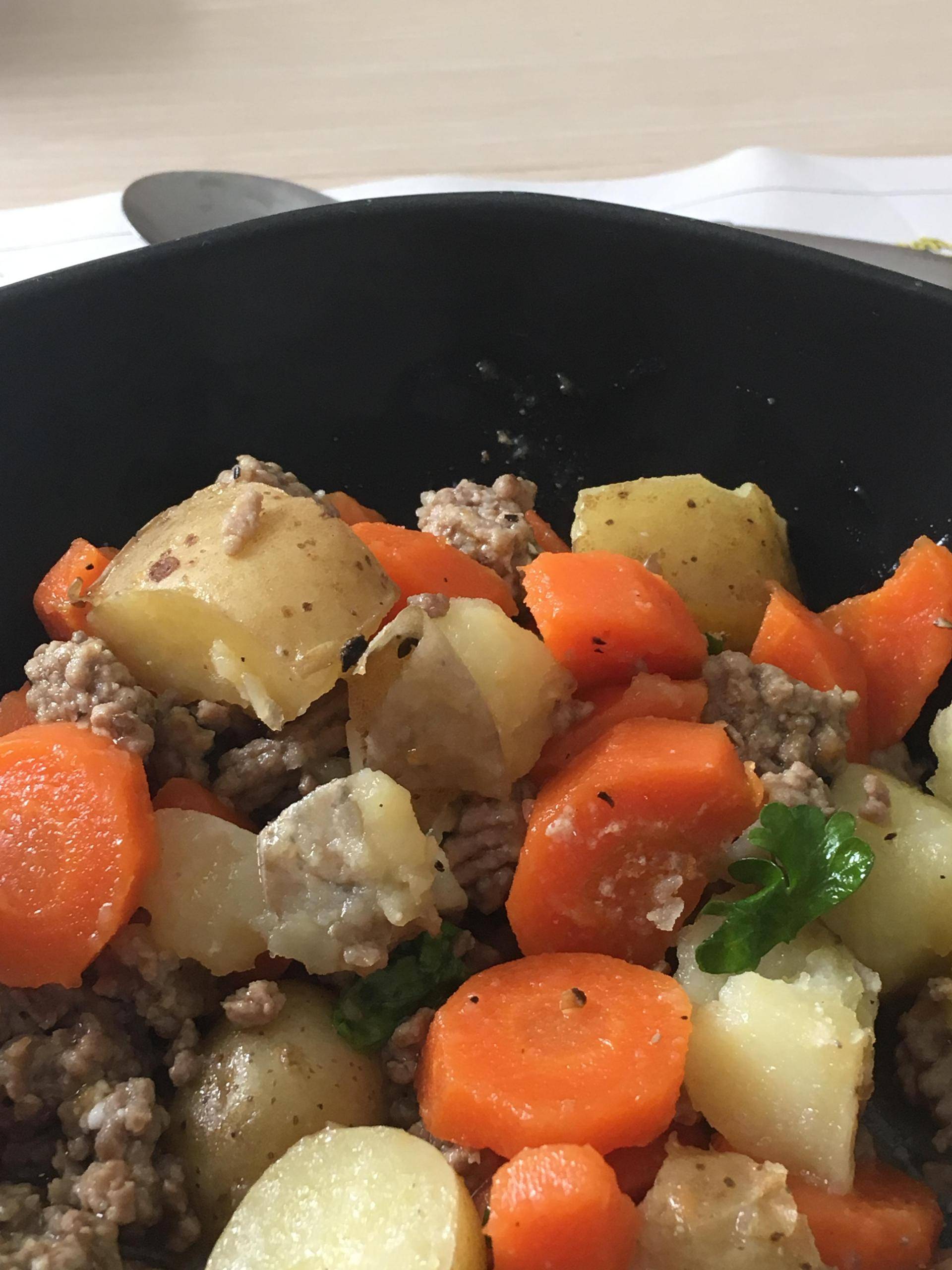 Gehakt met wortel en aardappelen - Recette Cookeo V3 | Moulinex