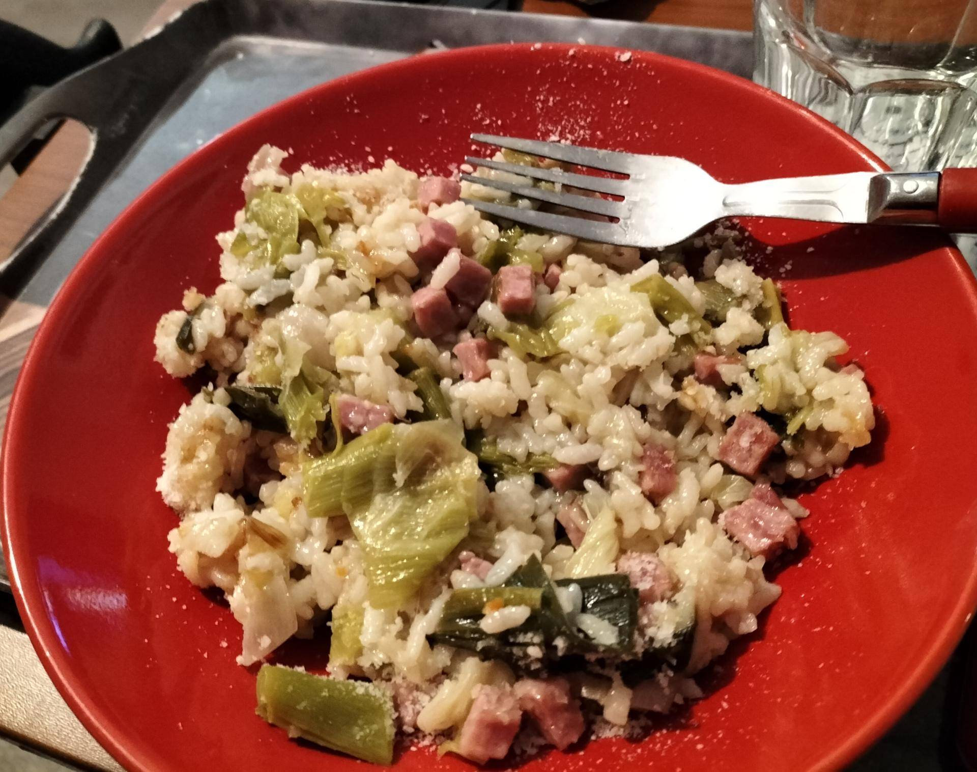 Risotto jambon poireaux light - Recette Cookeo | Moulinex