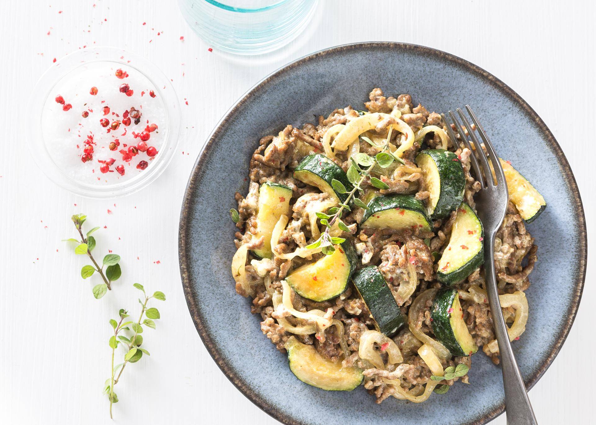 Viande courgette vache qui rit - Recette Cookeo | Moulinex