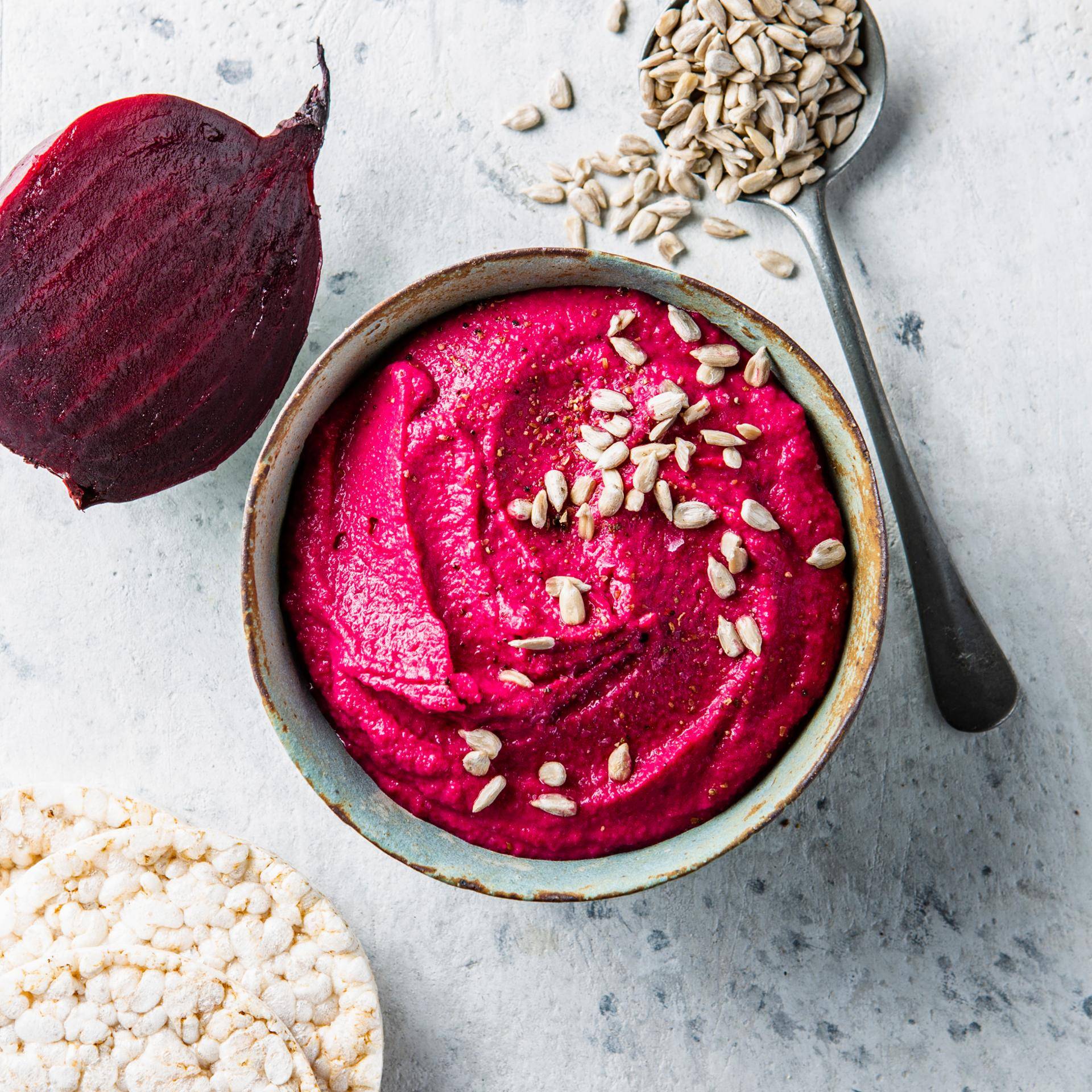 Houmous à la betterave - Recette Blend up | Moulinex