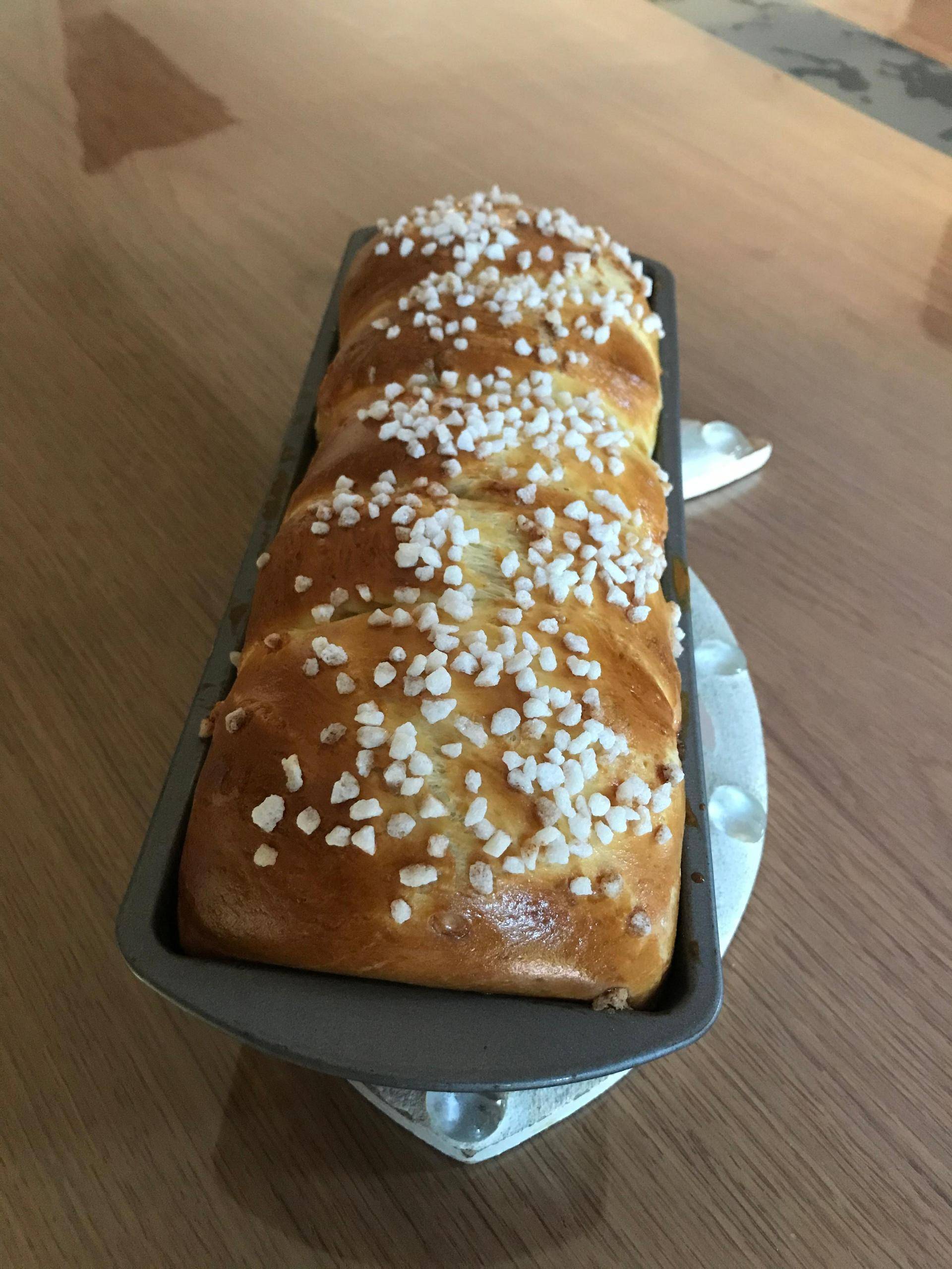 Brioche moelleuse au sucre et pépites de chocolat - Recette Companion Connect XL | Moulinex
