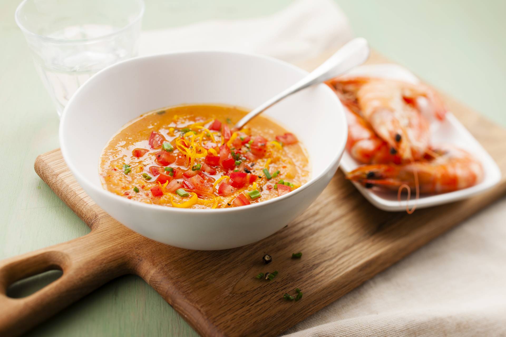 Gaspacho crevettes fenouil - Recette Cookeo | Moulinex