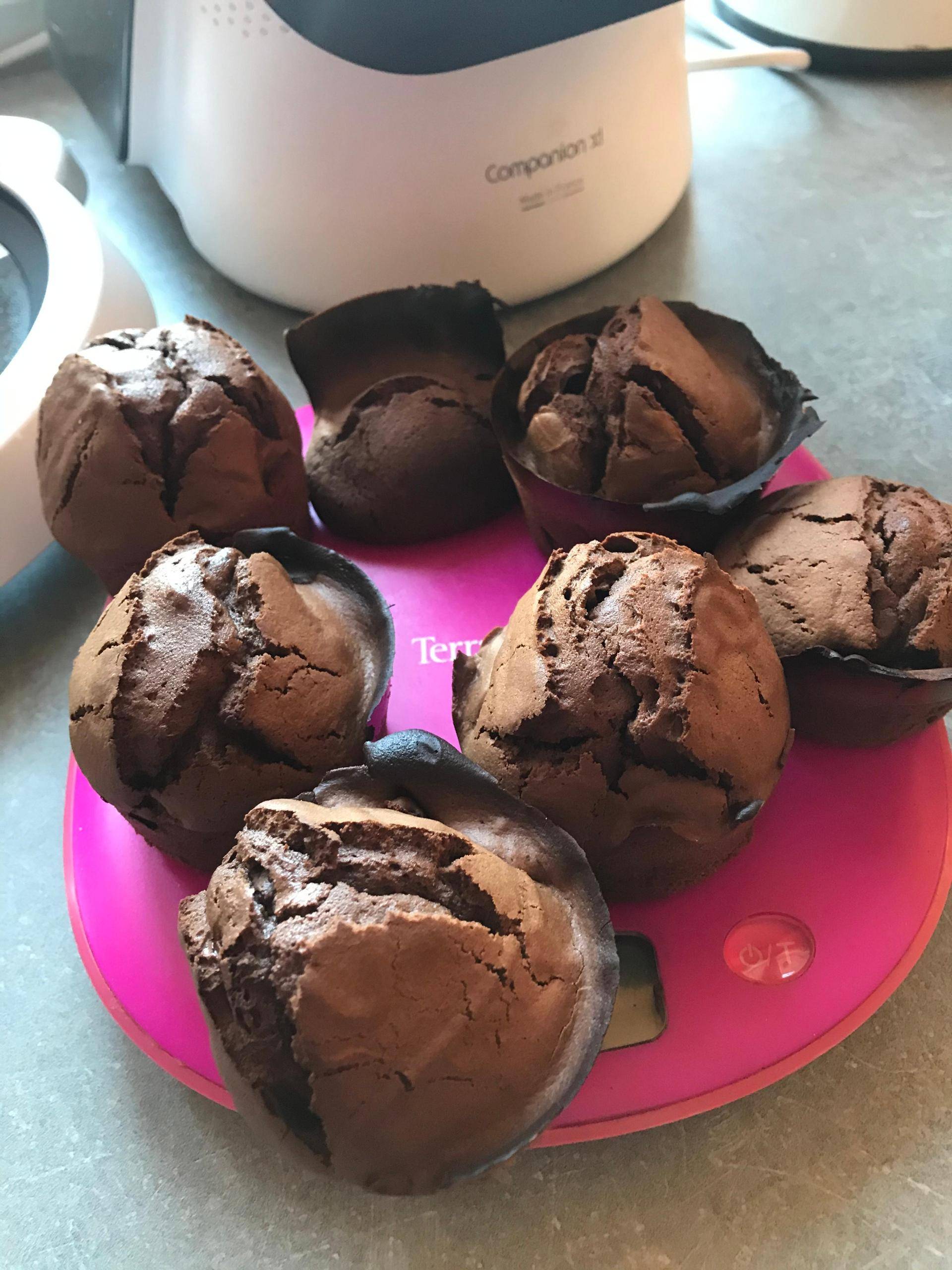 Muffin tout choco - Recette Companion XL | Moulinex