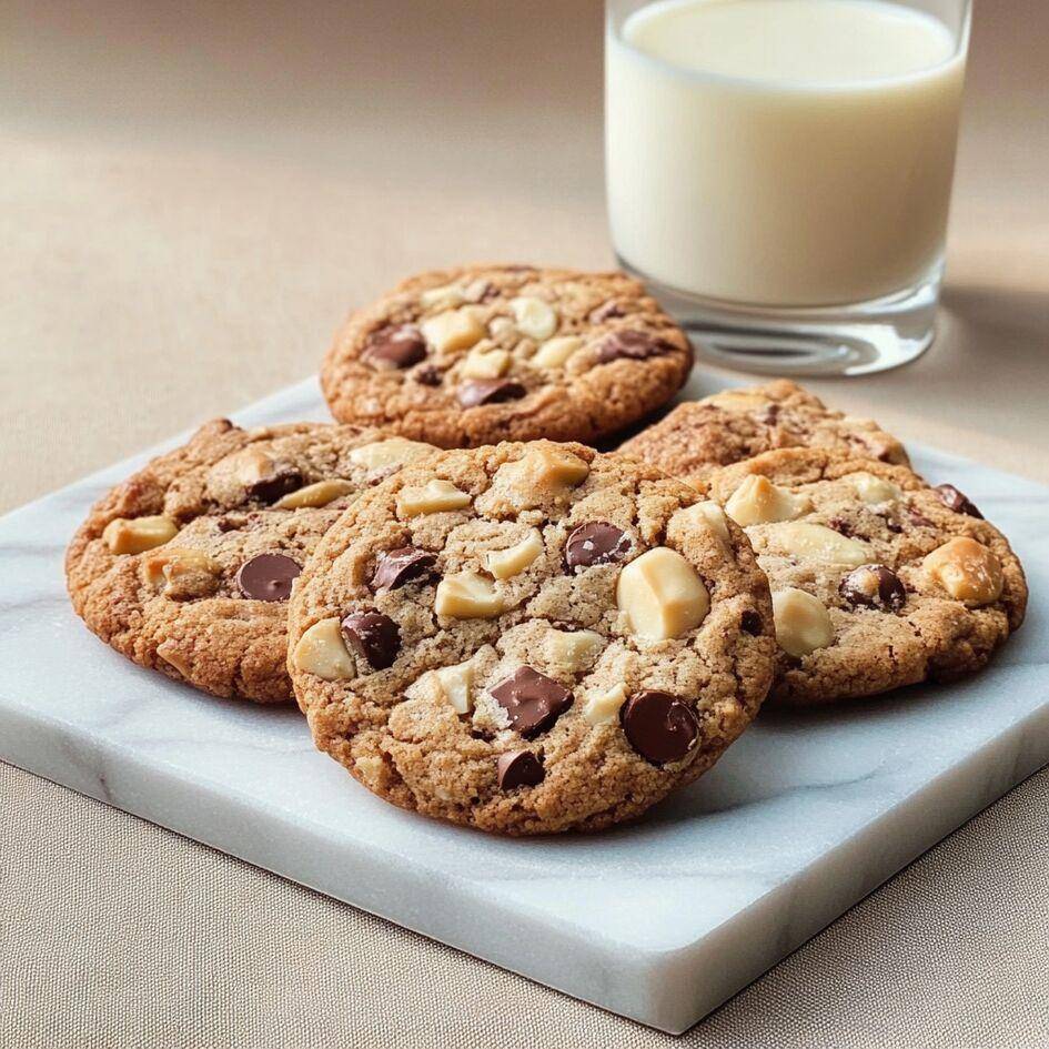 Cookies double chocolat et noix de macadamia - Recette Kitchen Machines Touch/Touch + | Moulinex