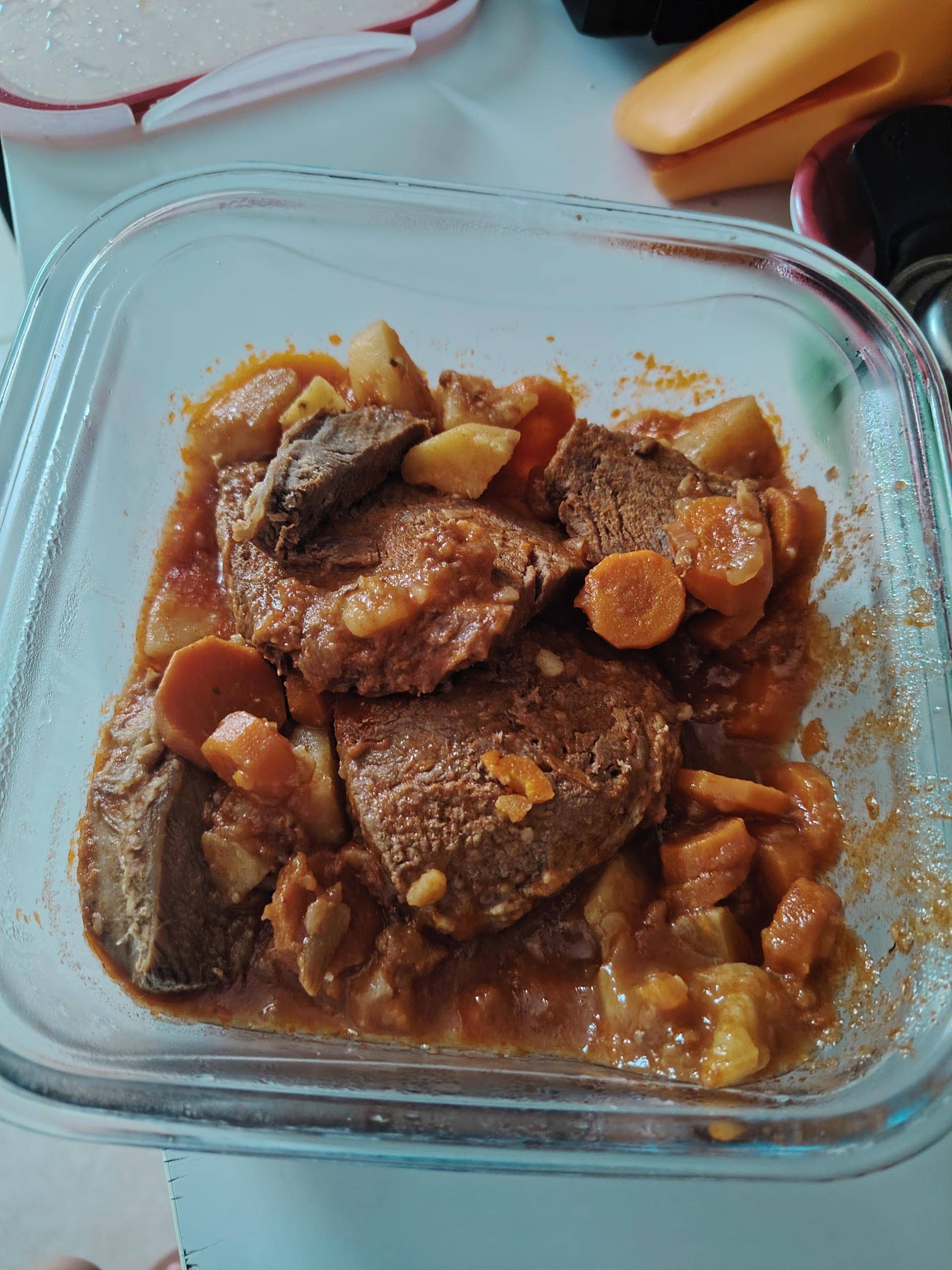 Braisé avec ses pommes de terre et carottes - Recette Cookeo | Moulinex