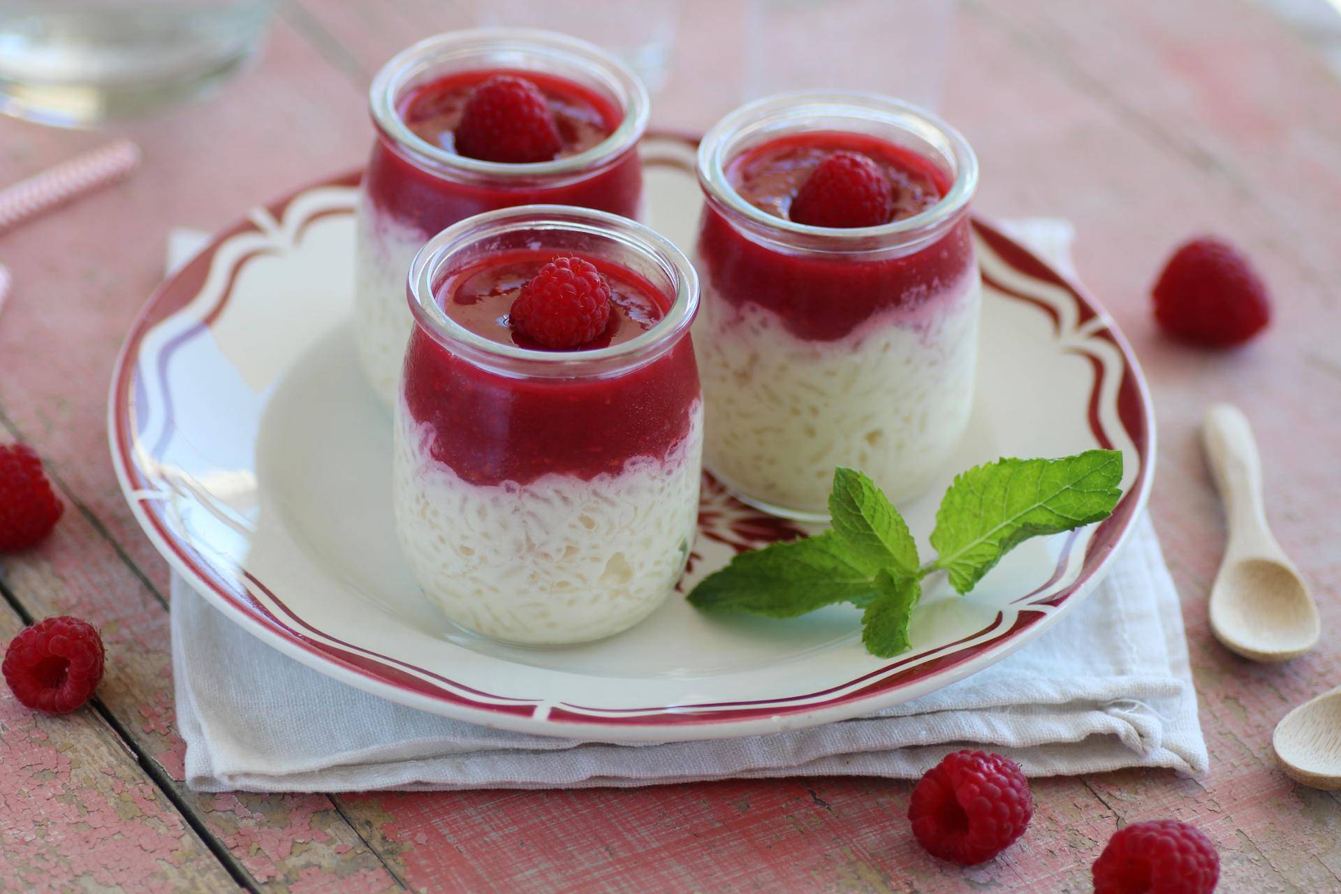 Riz au lait au coulis de fruits rouges - Recette Companion Connect | Moulinex