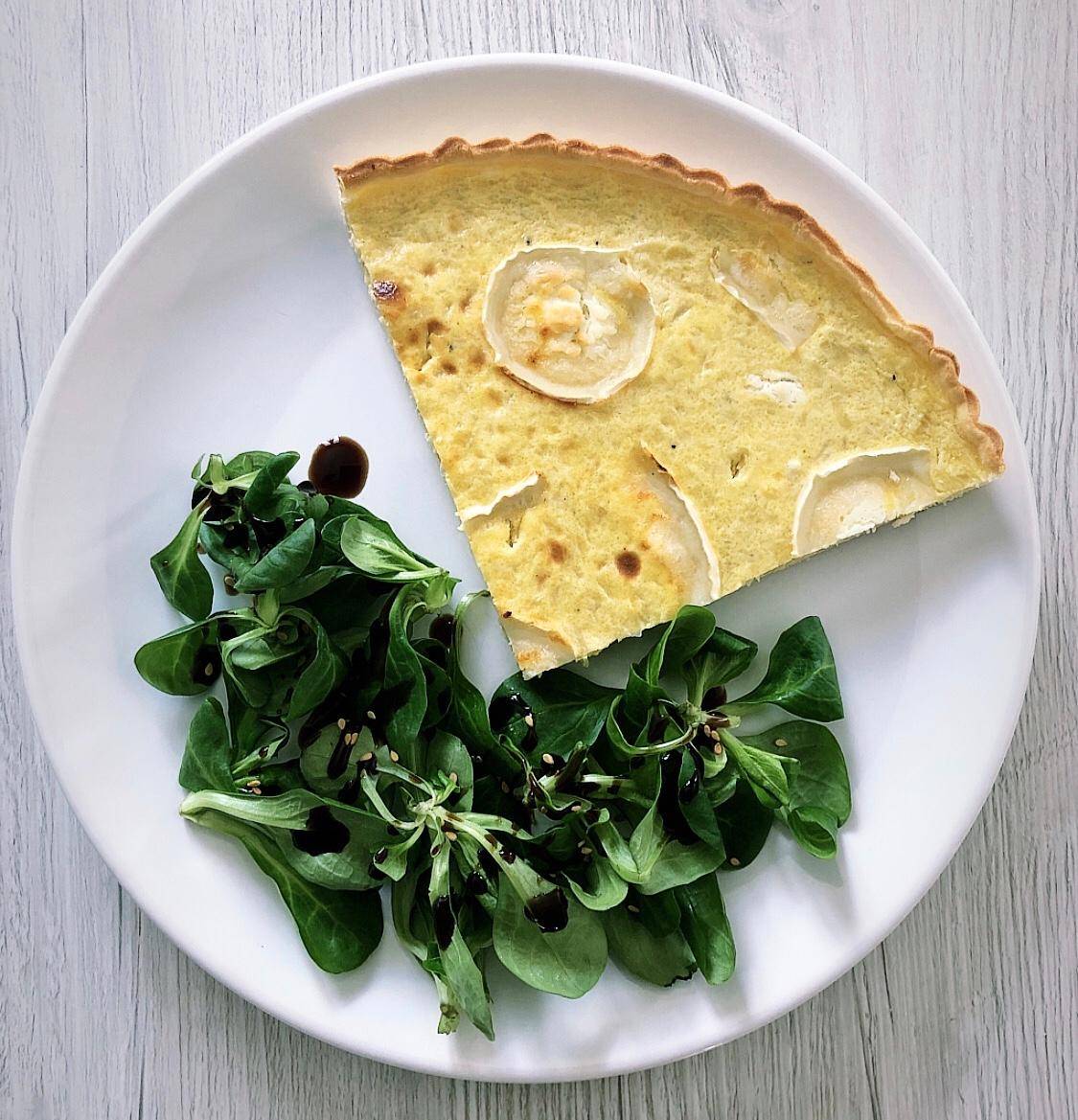 Tarte chèvre, pomme, oignon - Recette Companion XL | Moulinex