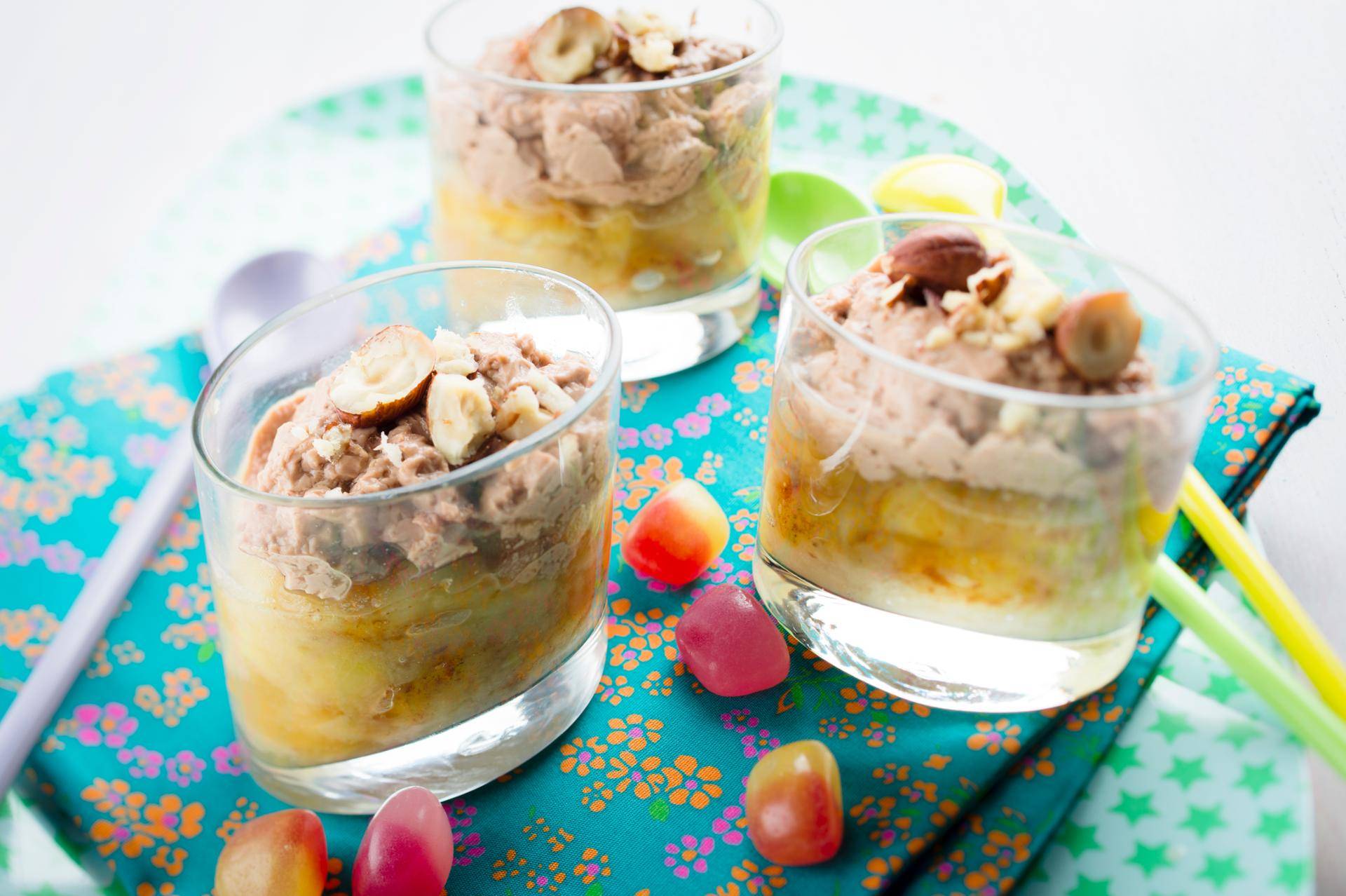 Verrines choco banane - Recette Cookeo | Moulinex