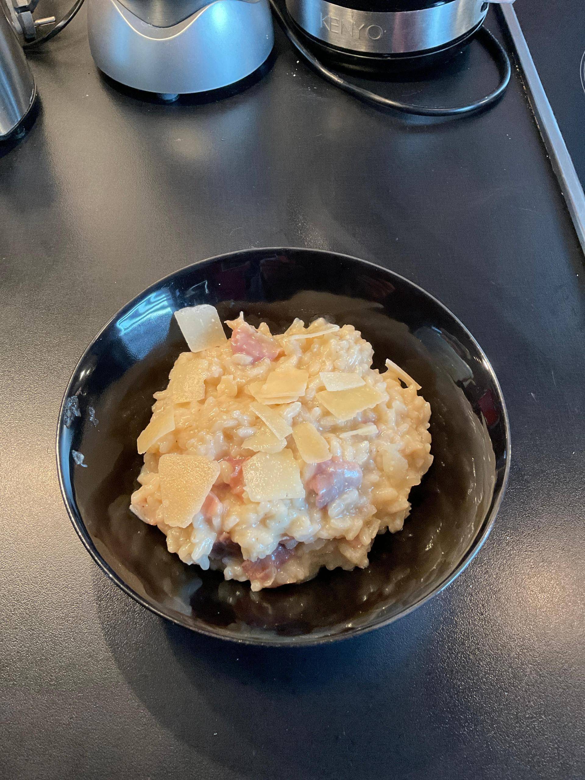 Risotto au parmesan et jambon de parme - Recette Cookeo | Moulinex