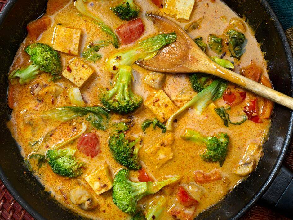 Curry thaï rouge aux légumes - Recette Perfectmix Cook | Moulinex