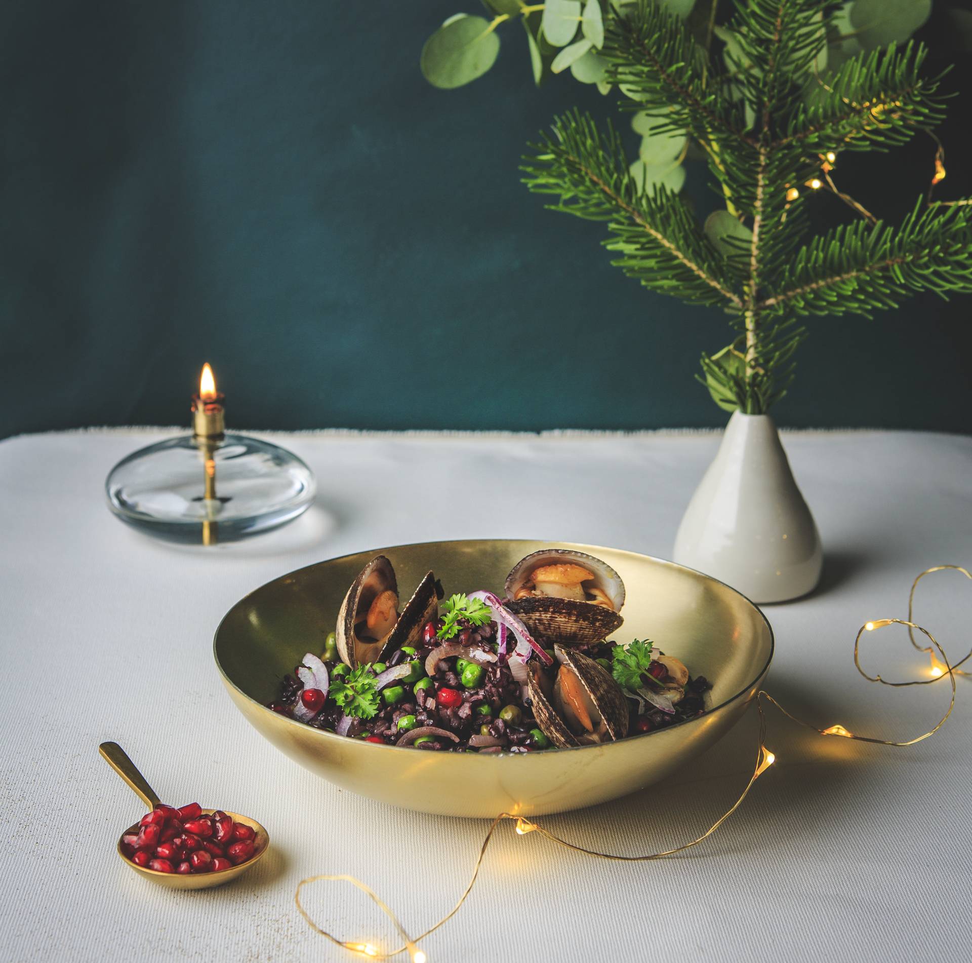 Coquillages et riz noir - Recette Cookeo | Moulinex