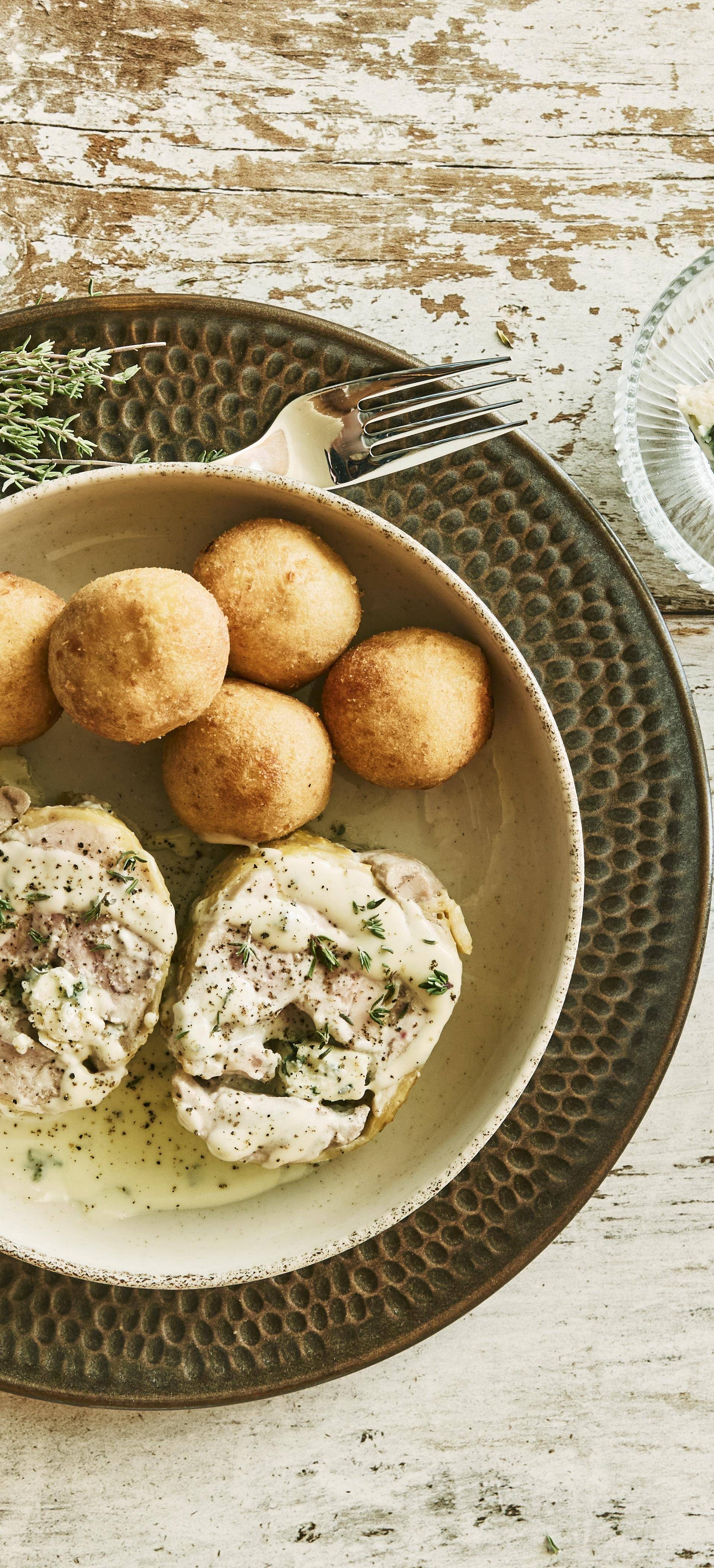 Ballotine festive farcie au roquefort - Recette Companion Connect | Moulinex