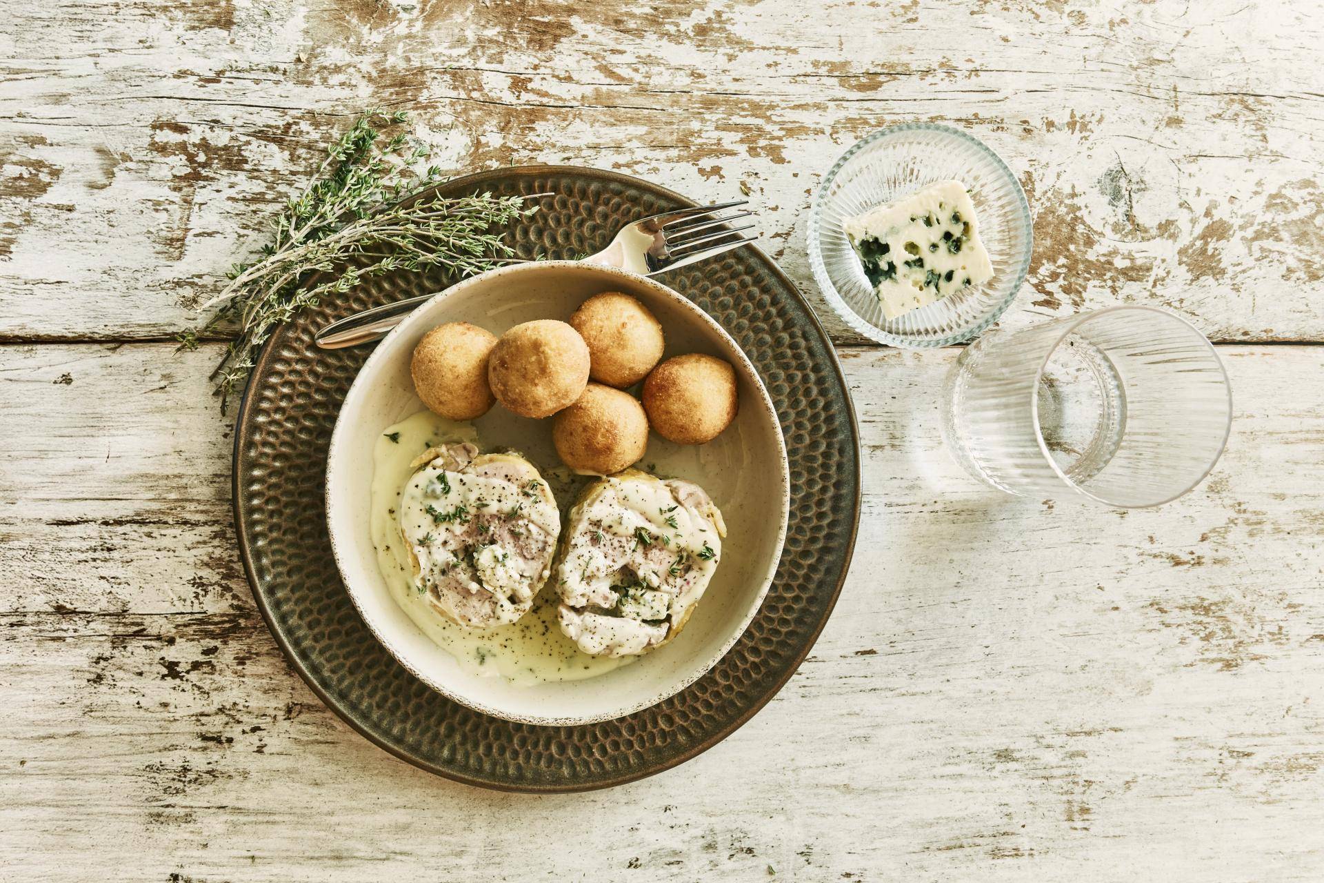 Ballotine festive farcie au roquefort - Recette Companion Connect | Moulinex