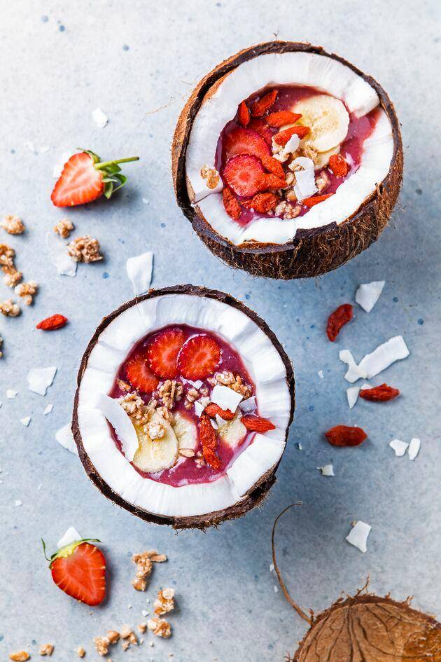 Açaï bowl à la noix de coco et baies de goji - Recette Blend up | Moulinex