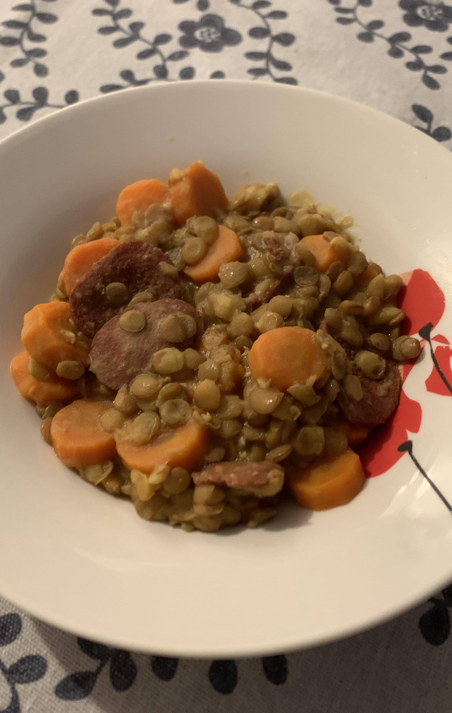 Lentilles carottes sucuk - Recette Cookeo 9in1 | Moulinex