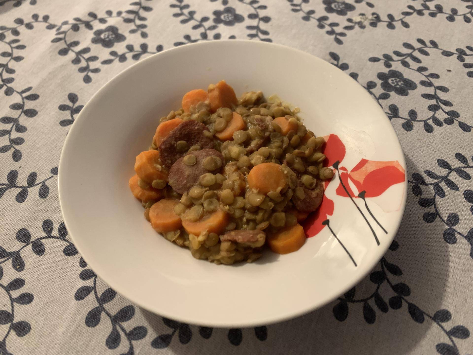 Lentilles carottes sucuk - Recette Cookeo 9in1 | Moulinex