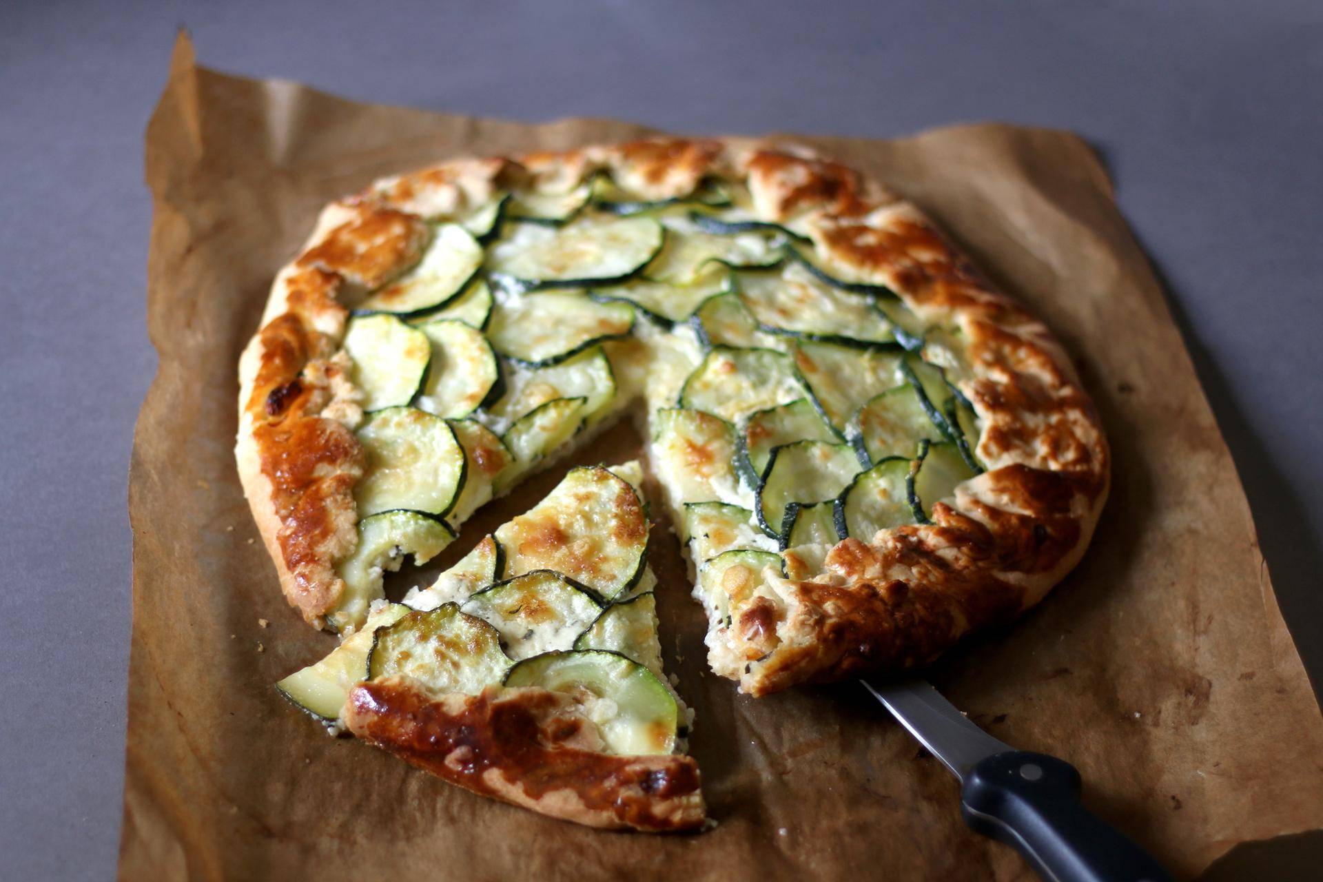 Tarte rustique aux courgettes - Recette EASY FRY OVEN & GRILL 9 in 1 | Moulinex