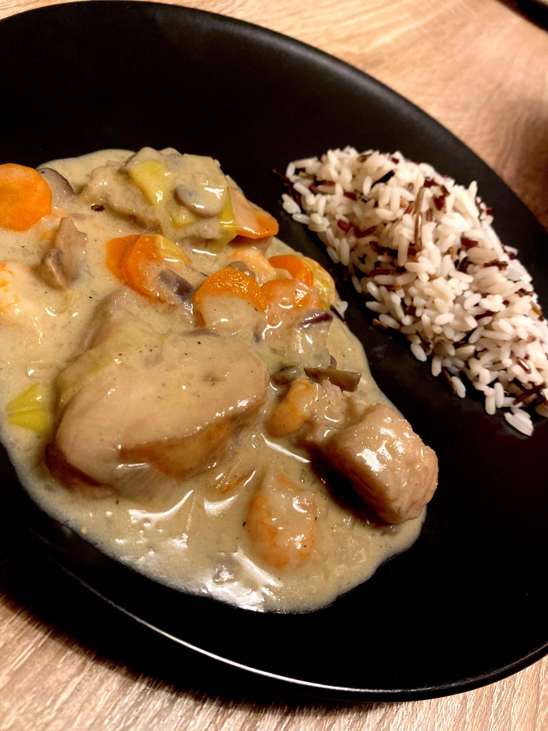 Blanquette de lotte - Recette Companion Connect XL | Moulinex
